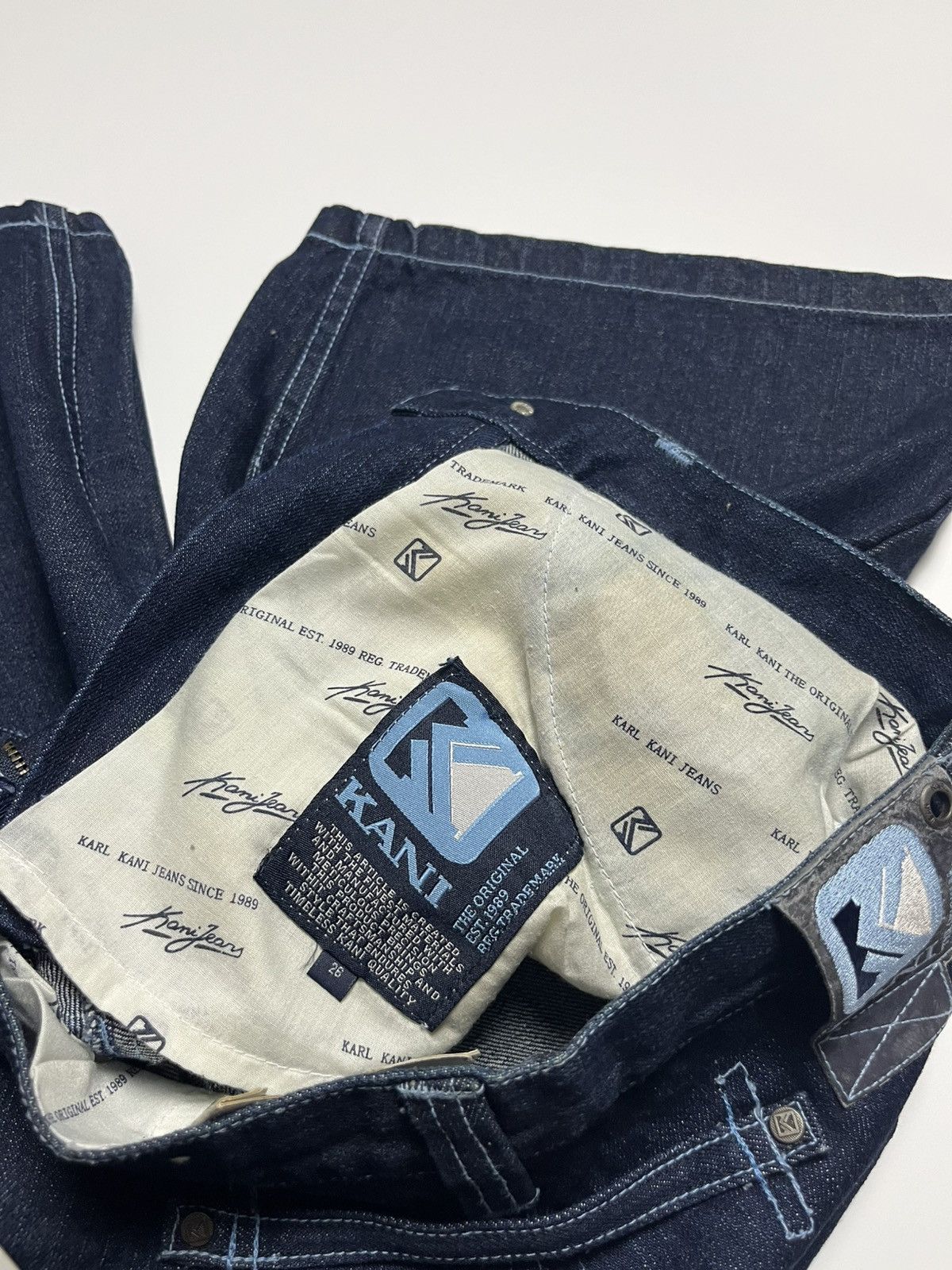 Karl Kani Karl kani Y2k Raw Rinsed Denim Jorts Size US 28 / EU 44 - 7 Thumbnail