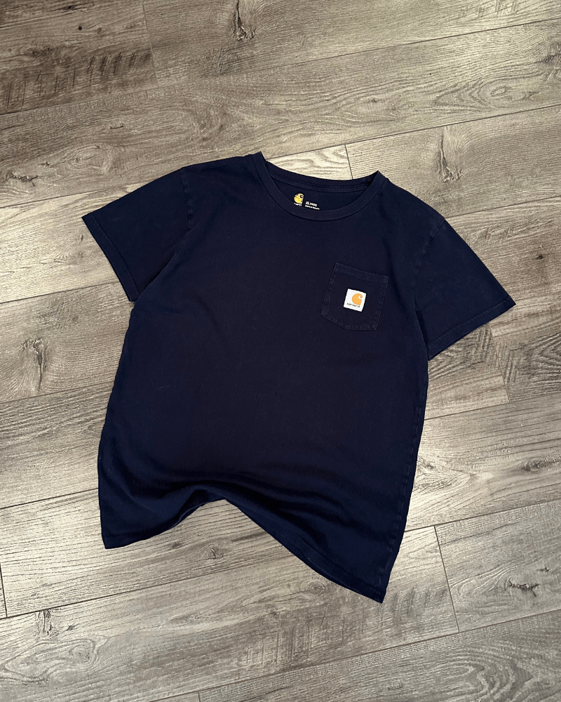 Carhartt Vintage Carhartt Men's Blue Pocket T-Shirt - Youth/Boys XL Size US M / EU 48-50 / 2 - 1 Thumbnail