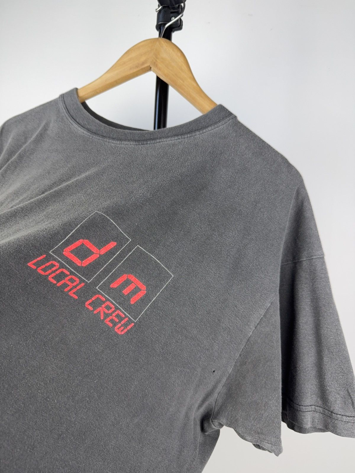Band Tees × Vintage Vintage 1993 Depeche Mode DM Local Crew Faded T Shirt Size US L / EU 52-54 / 3 - 3 Thumbnail