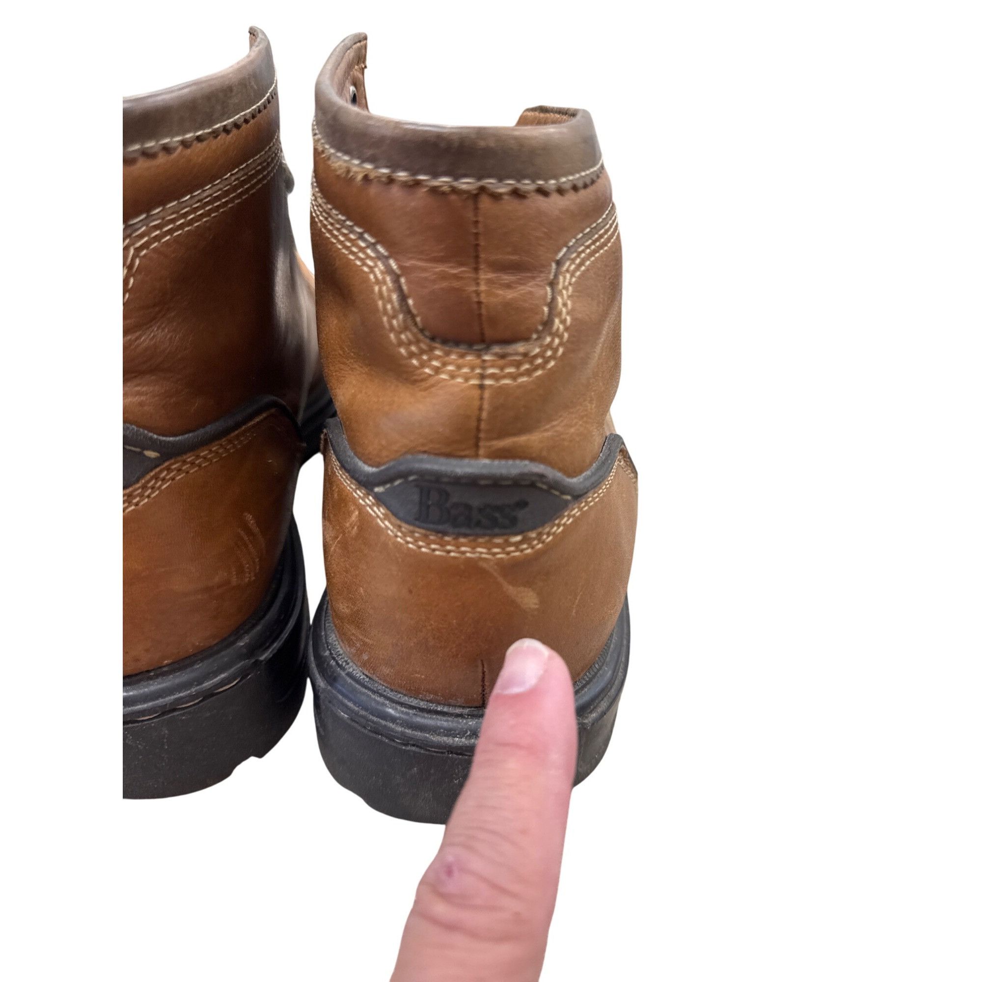 Bass Bass Mens Brown Leather Chukka Ankle Boots 12M SKU 7315 Size US 12 / EU 45 - 10 Thumbnail
