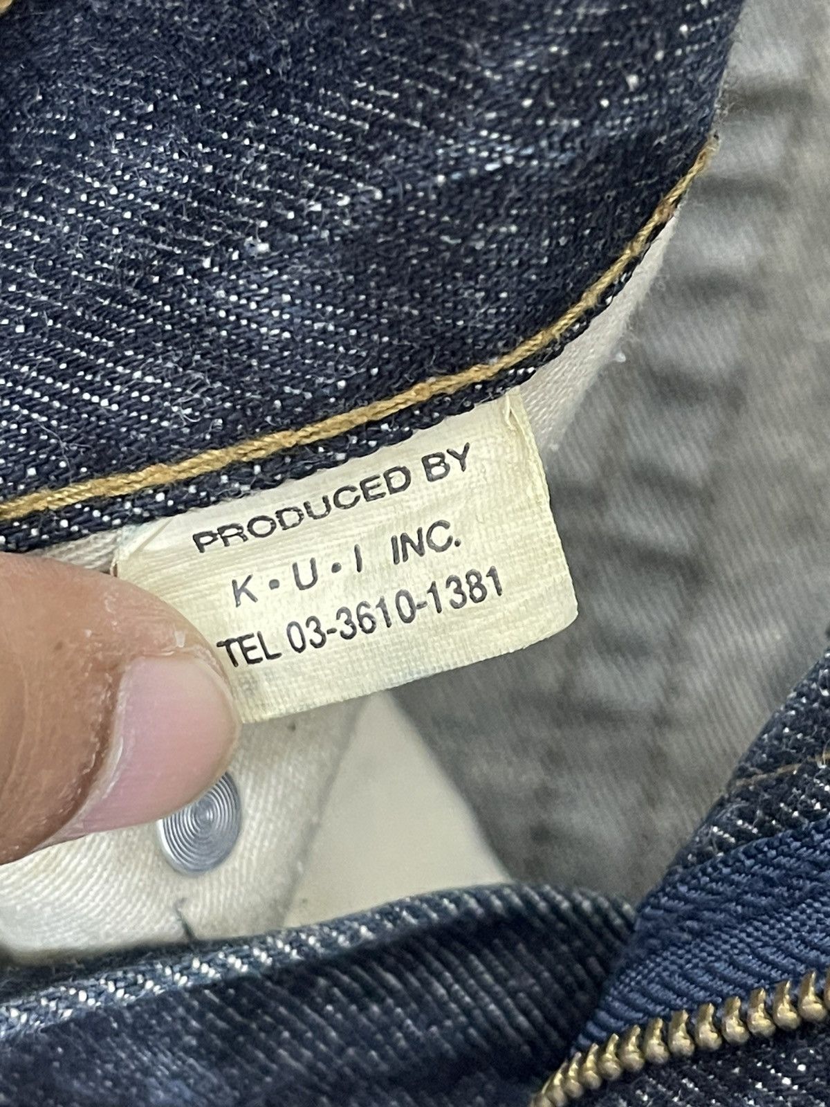 Le Grande Bleu (L.G.B.) Slim Jeans K.U.I. Cross Bones margiela amiri dior cdg 4🟦1 Size US 35 - 19 Thumbnail
