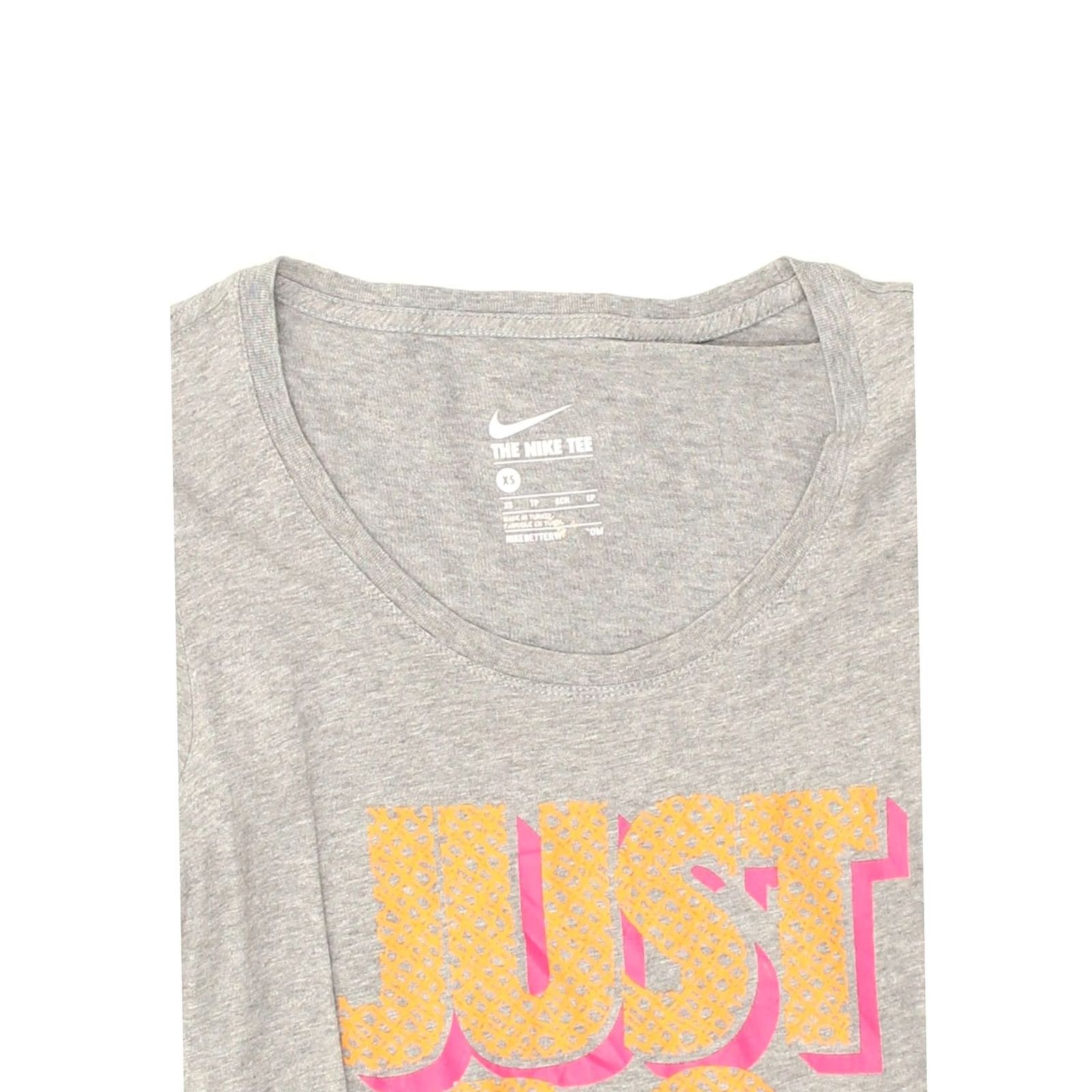Nike NIKE Womens The Nike Tee Graphic T-Shirt Top XS Grey Cotton AH03 Size XS / US 0-2 / IT 36-38 - 3 Thumbnail