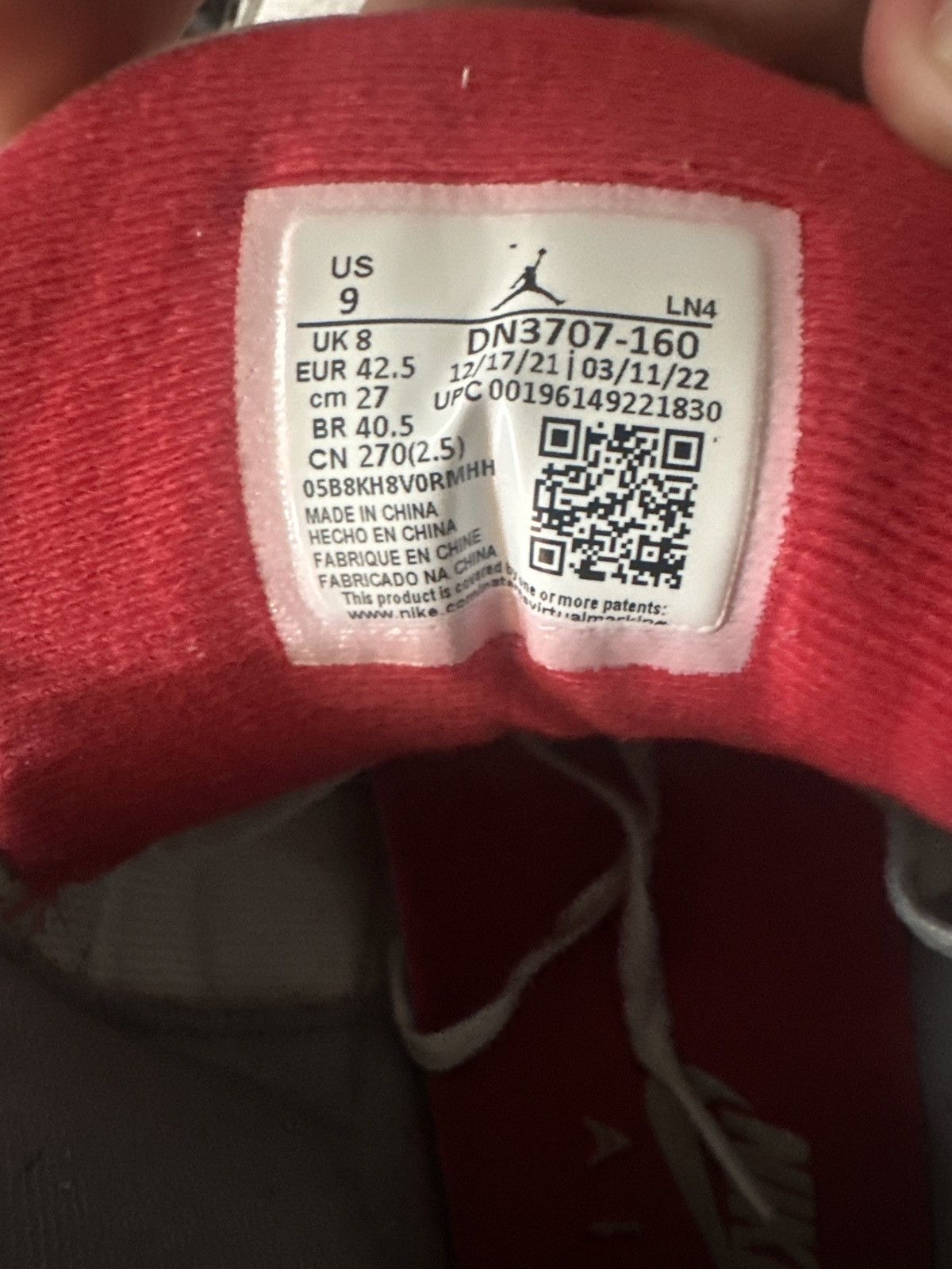 Jordan Brand Jordan 3 “fire red” 2022 Size US 9 / EU 42 - 6 Thumbnail