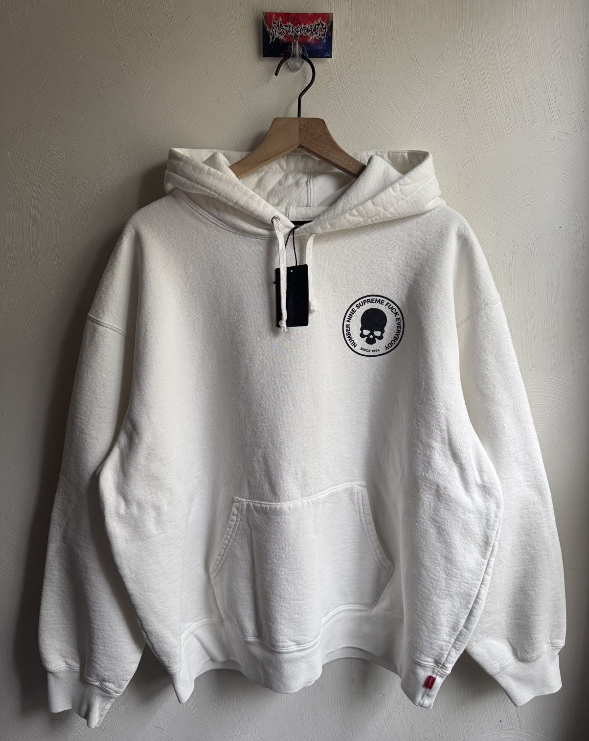 Number (N)ine × Supreme Supreme Number (N)ine Hoodie White Size US XL / EU 56 / 4 - 4 Thumbnail