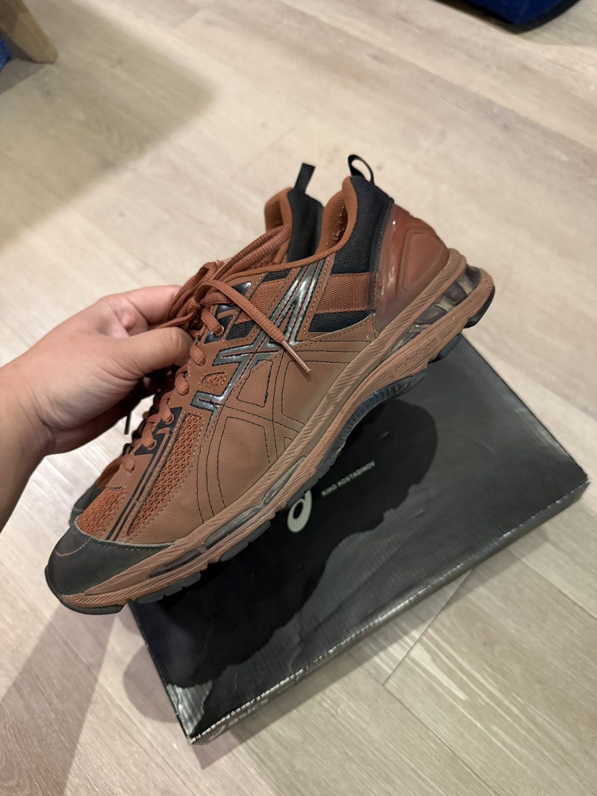 Asics × Kiko Kostadinov Kiko Kostadinov x ASICS Gel-Burz 2 in terracotta Size US 10.5 / EU 43-44 - 6 Thumbnail