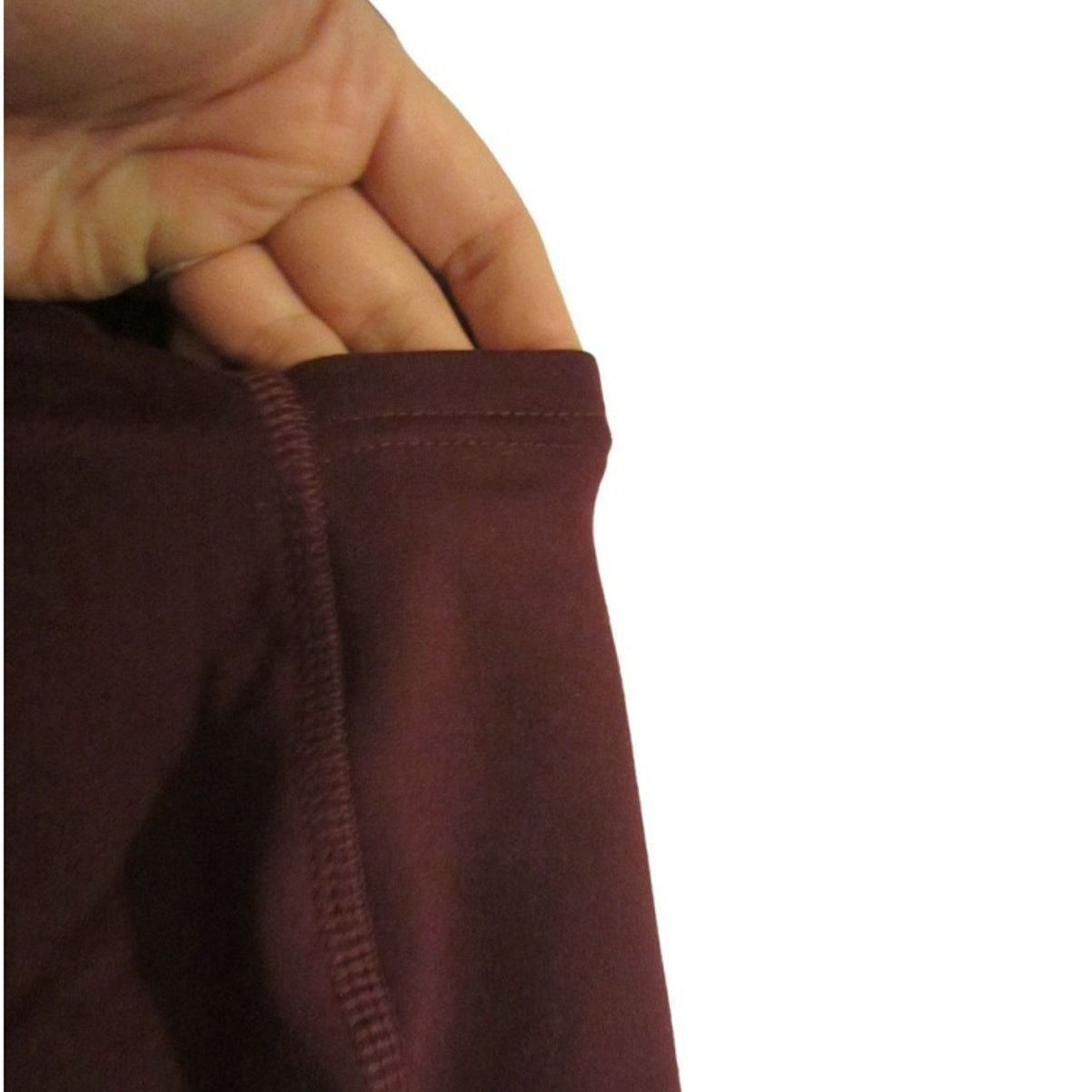 Other Athleisure Streetwear Sleek Burgundy High-Rise Leggings Size 26" / US 2 / IT 38 - 4 Thumbnail