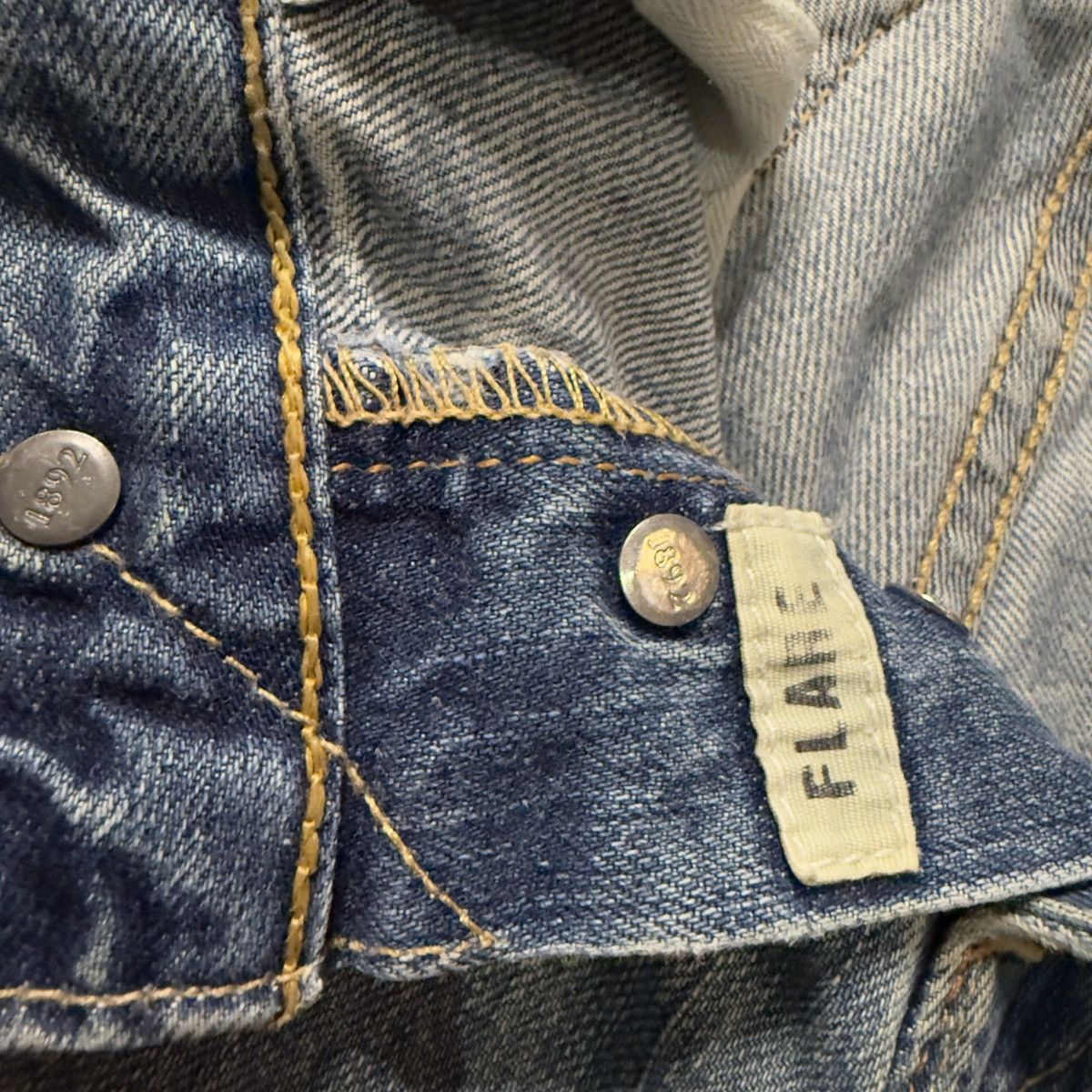 Abercrombie & Fitch 90s Flared Sick AF Boot Denim Size US 32 / EU 48 - 13 Thumbnail