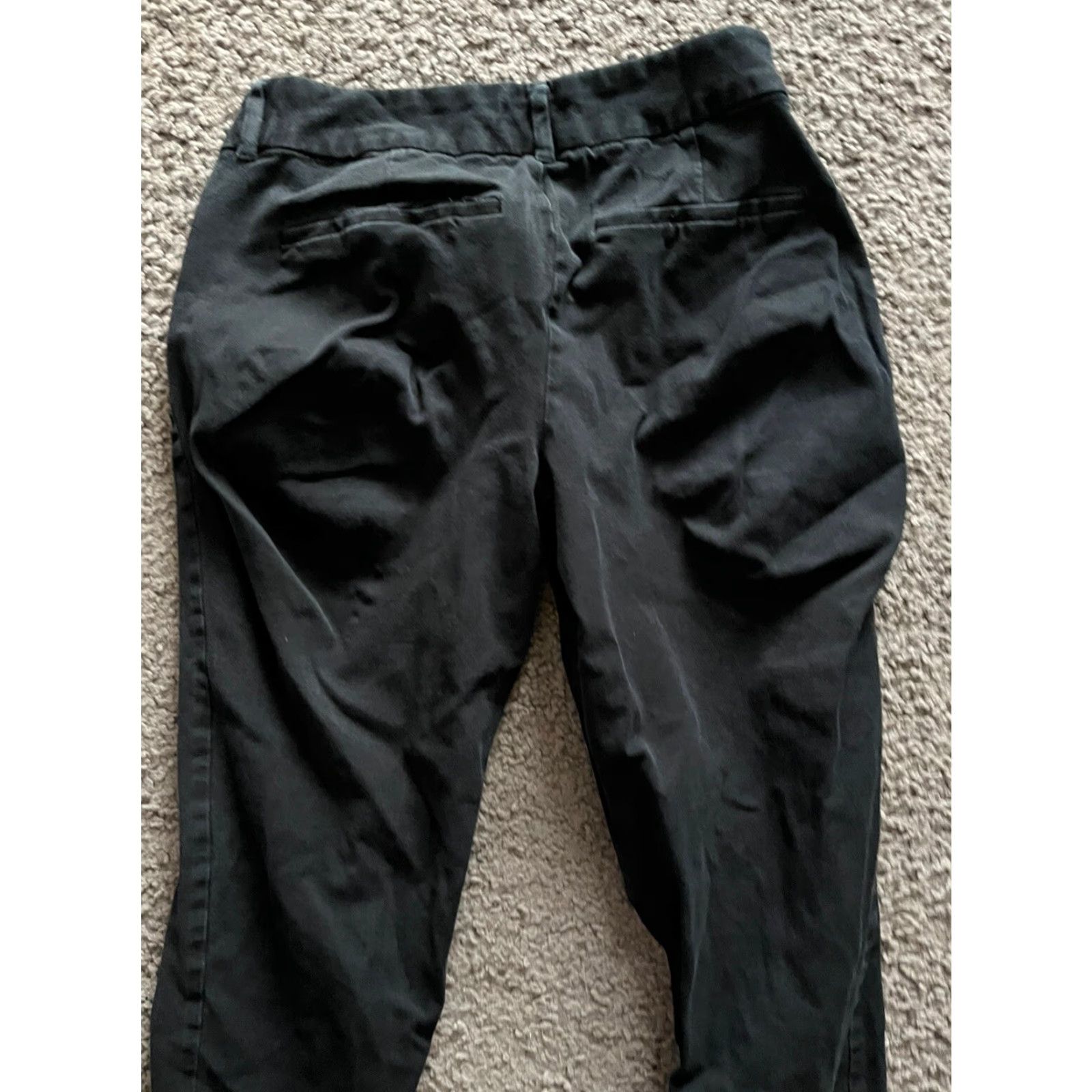 Old Navy Old Navy Women Pants Black Pixie Ankle Slim 6 Cotton Blend Mid Rise Flat Front Secret Slim Pocket Size 28" / US 6 / IT 42 - 5 Thumbnail