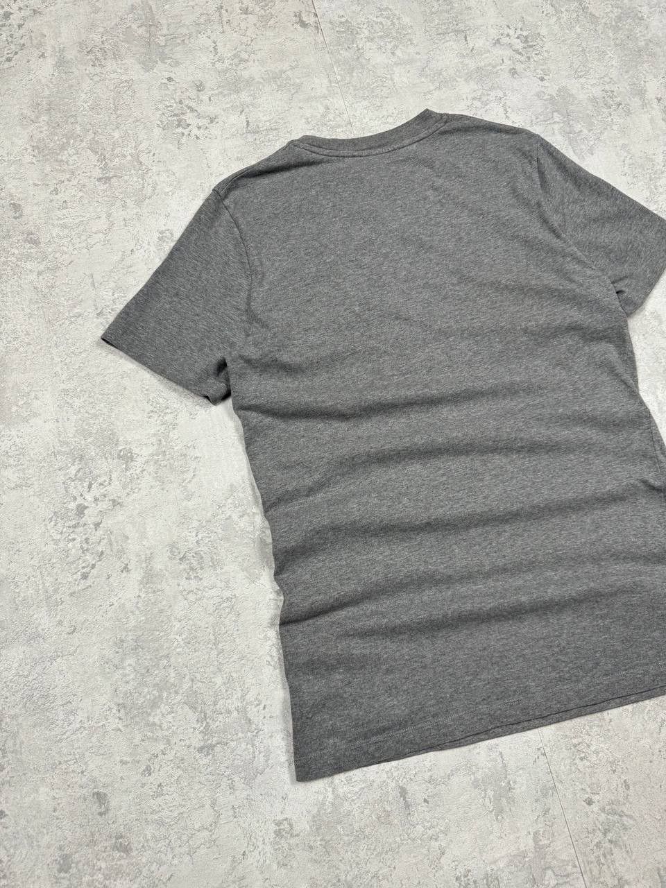 Alexander McQueen MCQ Mens Gray T-Shirt Big Embroidered Logo Size L Size US L / EU 52-54 / 3 - 7 Thumbnail
