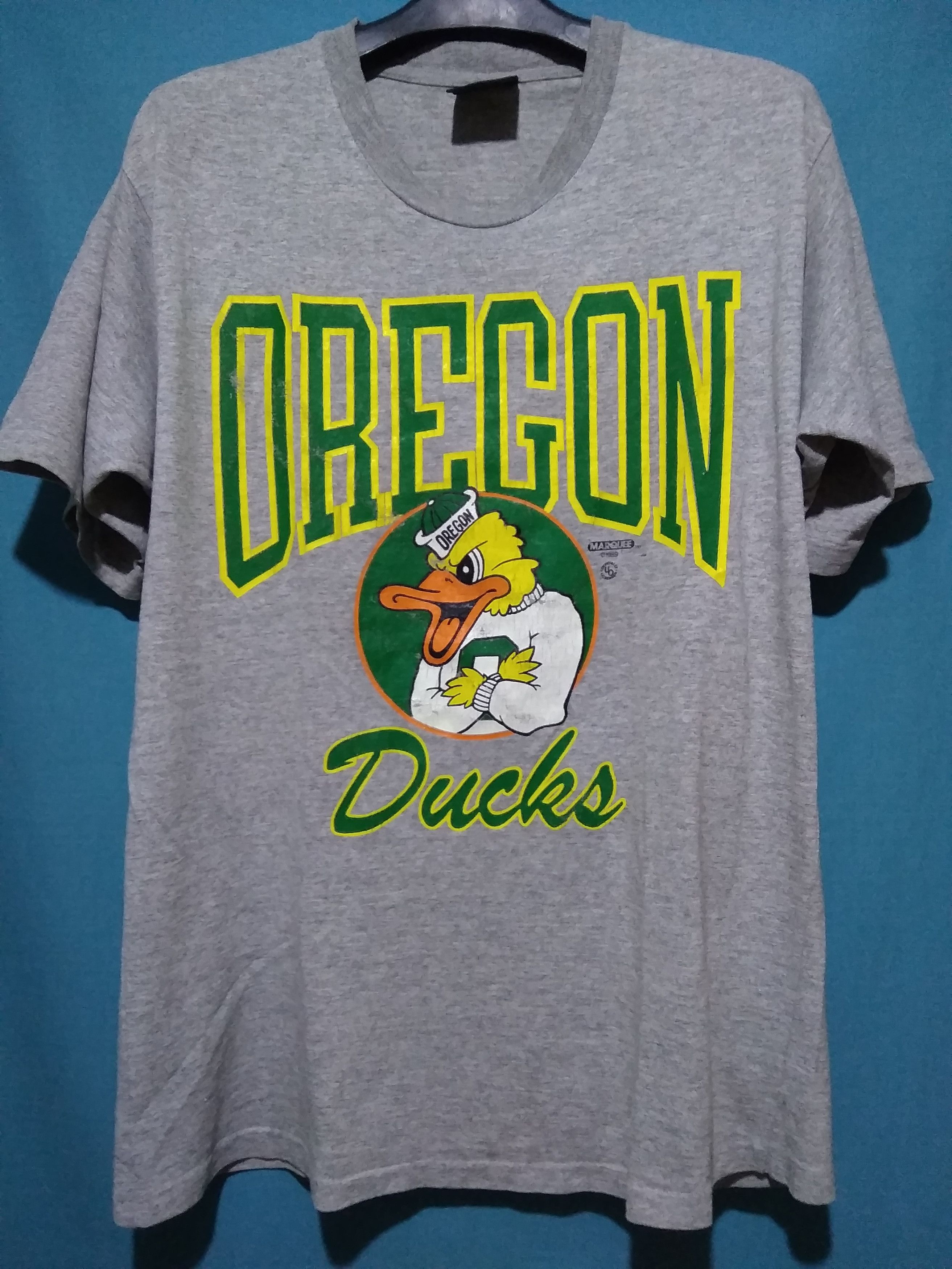 Vintage Rare Vtg 1989 Oregon Ducks The Angry Duck Marquee Size US M / EU 48-50 / 2 - 1 Thumbnail