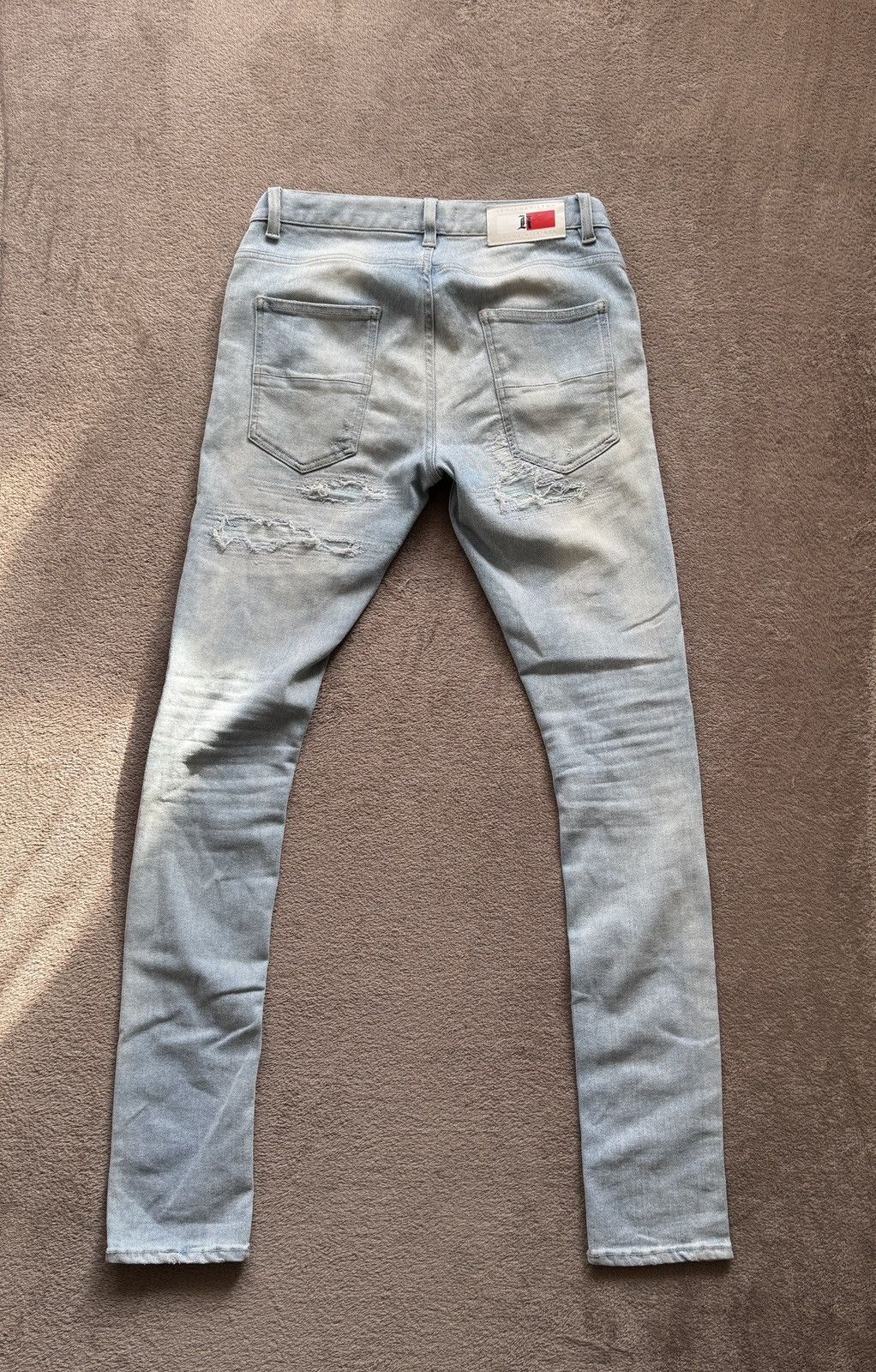 If Six Was Nine Tommy Hilfiger Lewis Hamilton Y2K distressed Jean Amiri Vibe Size US 30 / EU 46 - 3 Thumbnail