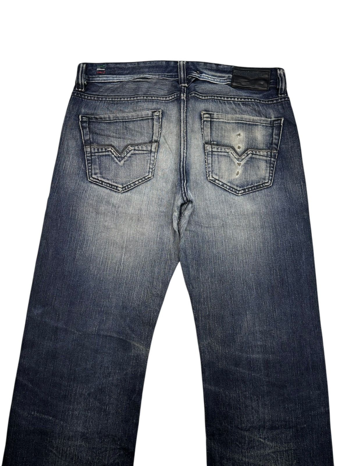 Diesel DIESEL LARKEE LOOSE WIDE DARK DENIM JEANS Size US 33 - 6 Thumbnail