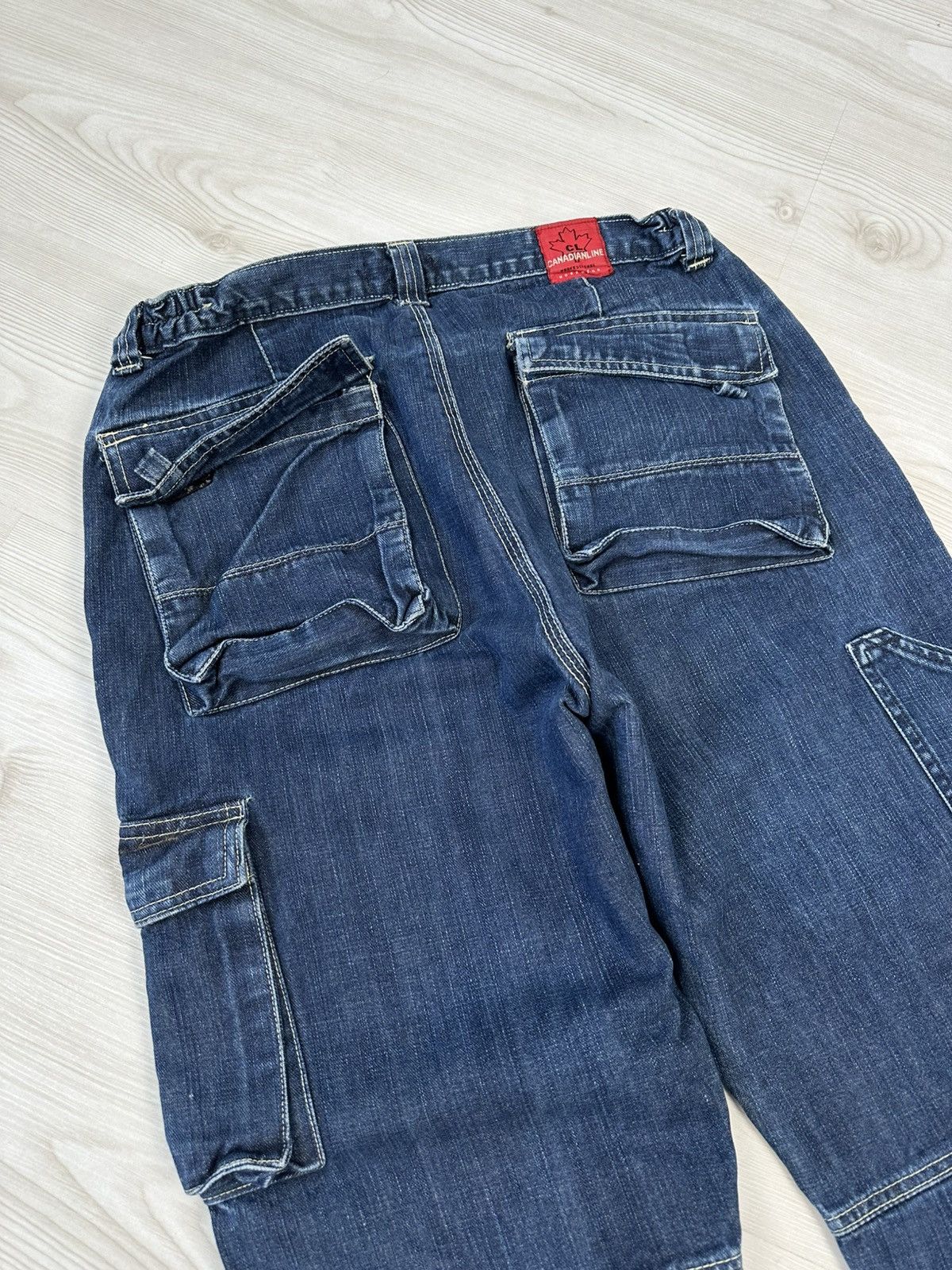 Vintage Vintage Y2k Carhartt Style Denim Jeans Streetwear Size US 34 / EU 50 - 5 Thumbnail