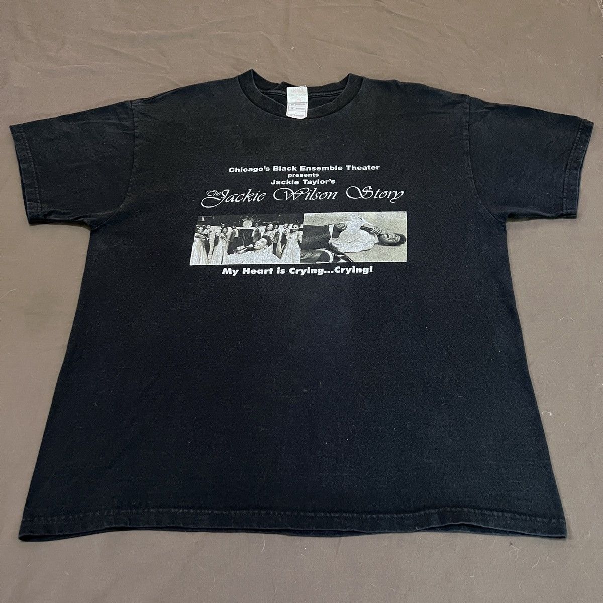 Band Tees × Rap Tees × Vintage Vintage Y2K Jackie Wilson Promo Tee XL Faded R&B Soul Size US XL / EU 56 / 4 - 2 Thumbnail