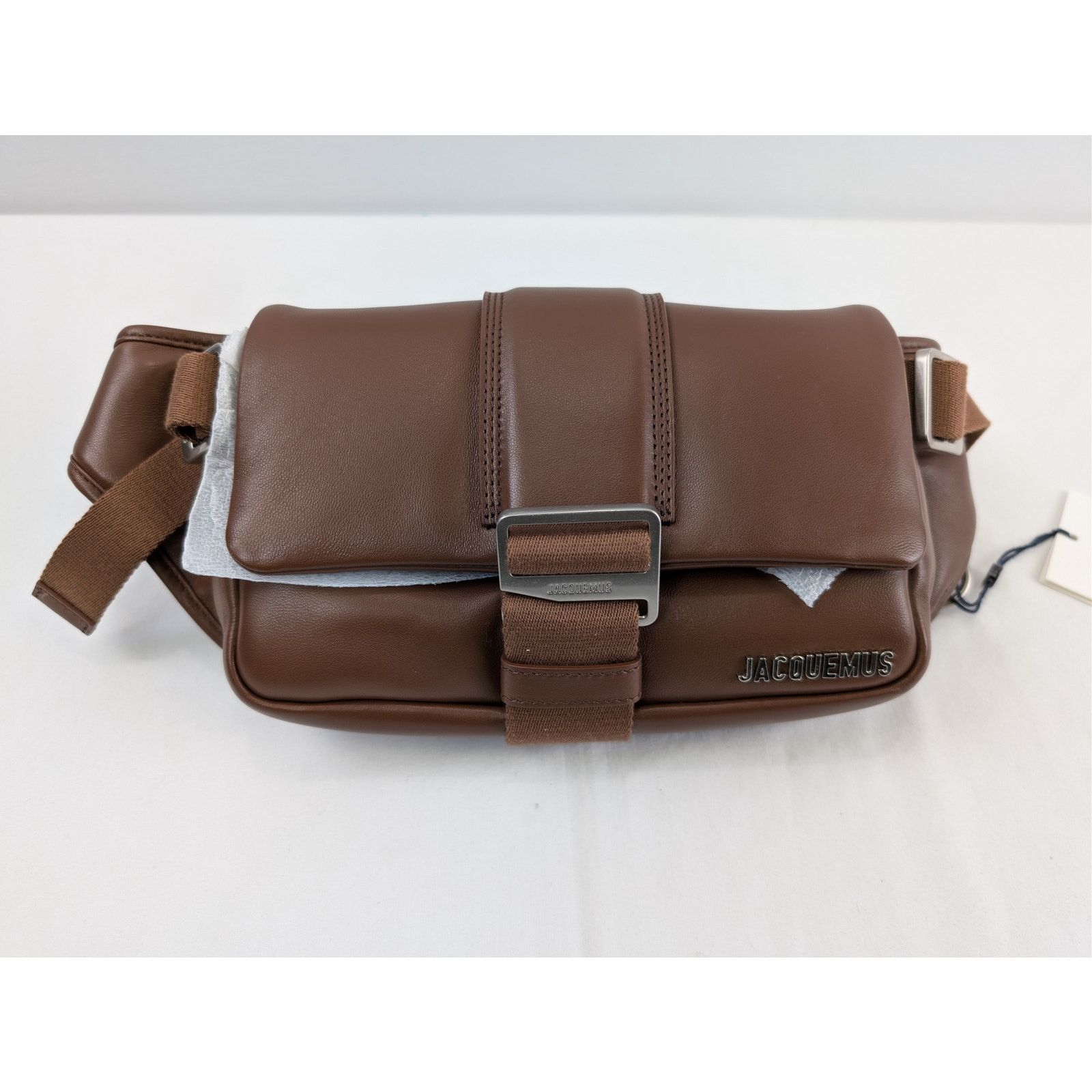Jacquemus o1rshd1 Size: OS / La Banane Bambimou leather belt bag brown Size ONE SIZE - 3 Thumbnail