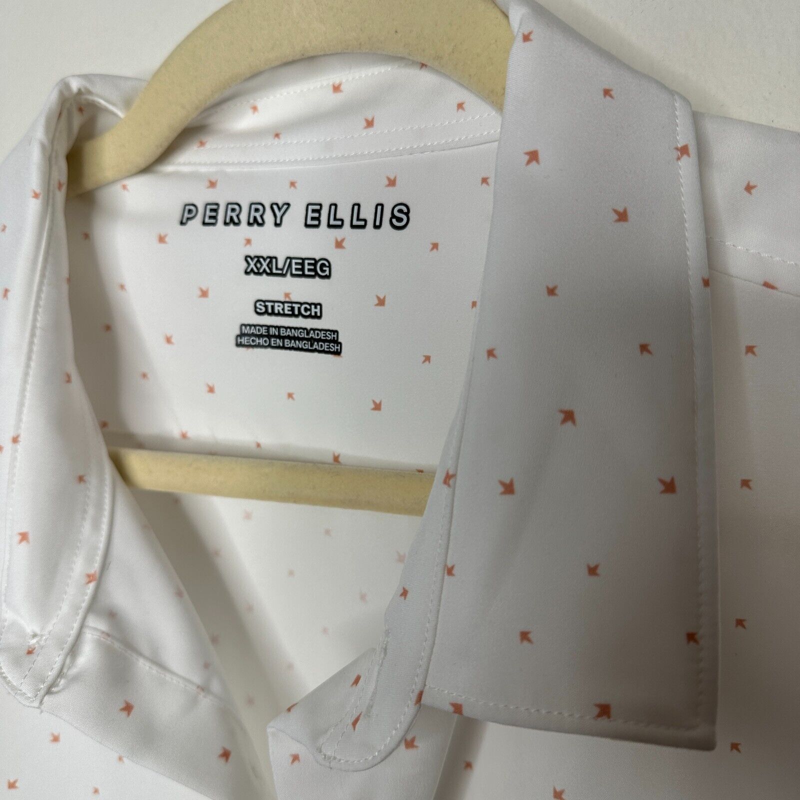 Perry Ellis Perry Ellis Arrow-Dot Print Short Sleeve Button Shirt XXL Size US XXL / EU 58 / 5 - 3 Thumbnail