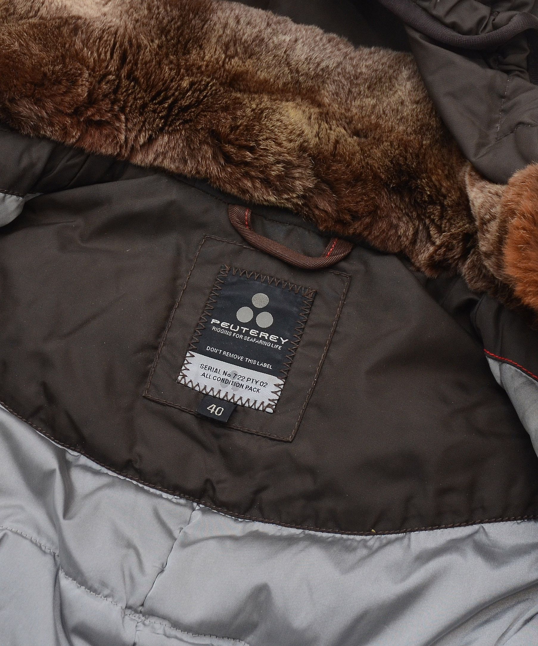 Peuterey Winter Down Parka Peuterey Nylon Brown Jacket Size 40 Size S / US 4 / IT 40 - 13 Thumbnail