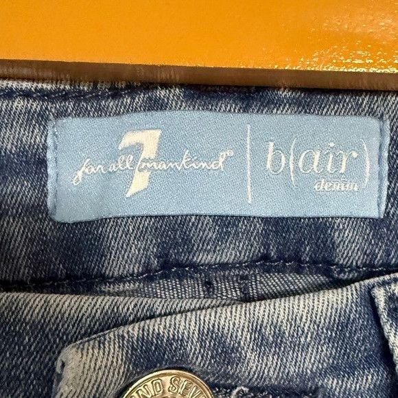 7 For All Mankind 7 For All Mankind b(air) High Waist Skinny Jeans Sz 27 Blue Size 27" / US 4 / IT 40 - 6 Thumbnail