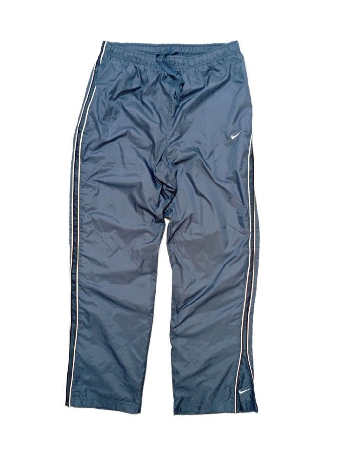 Nike NIKE 90's BAGGY SWOOSH LOGO TRACK PANTS RARE RETRO Y2K Size US 34 / EU 50 - 1 Thumbnail
