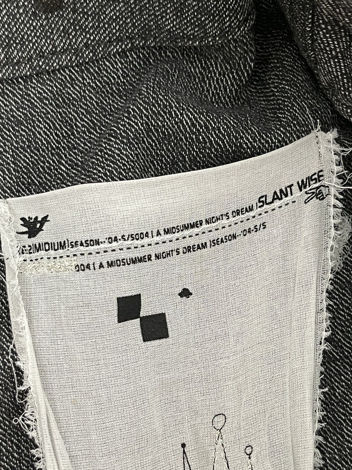 Comme des Garcons Short Overalls Slant Wise Japan Workwear Denim 6🟩8 Size US M / EU 48-50 / 2 - 15 Thumbnail