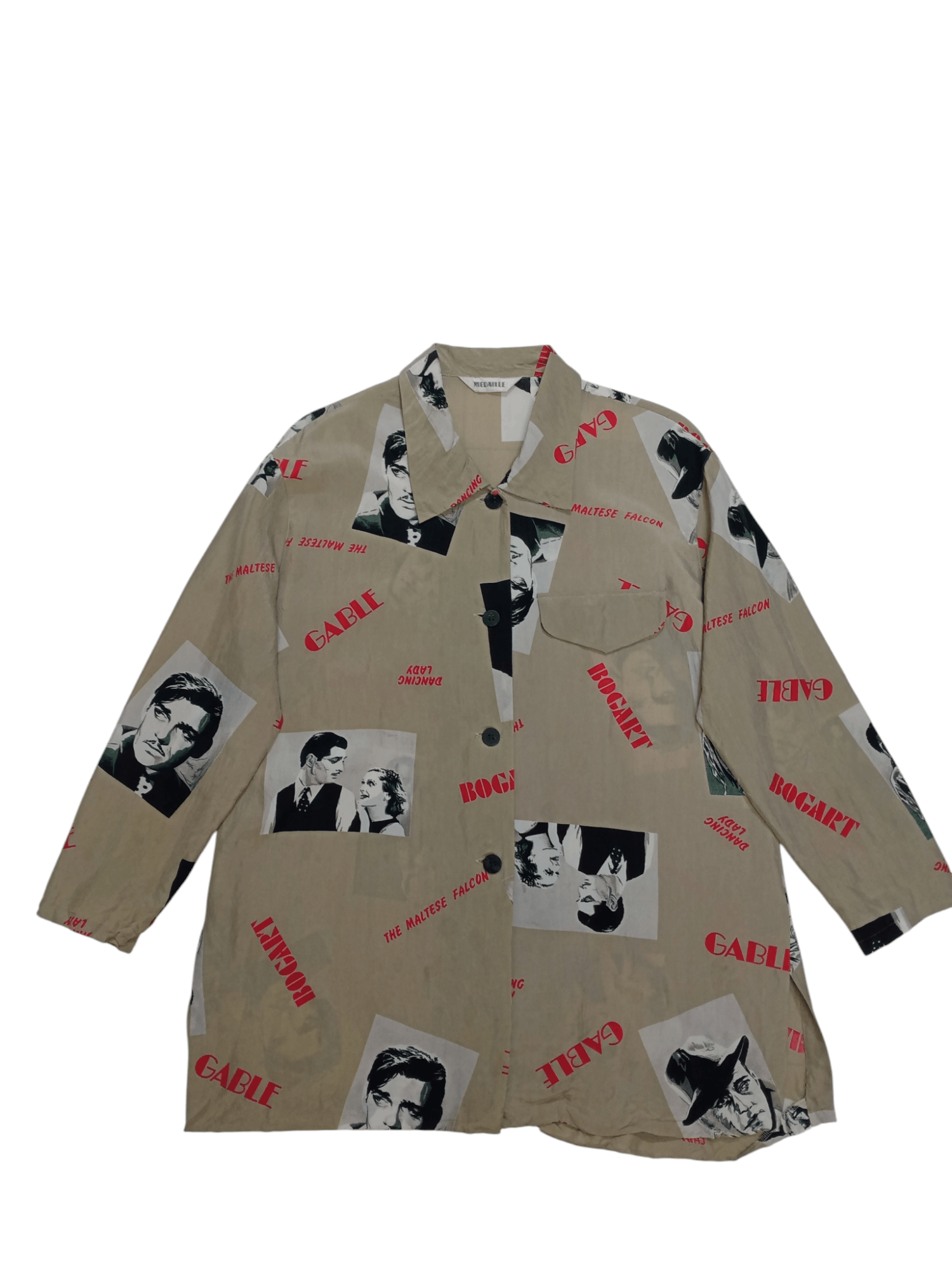 Japanese Brand × Vintage Rare Vintage Japanese Blouse Movie Print Size L / US 10 / IT 46 - 10 Thumbnail