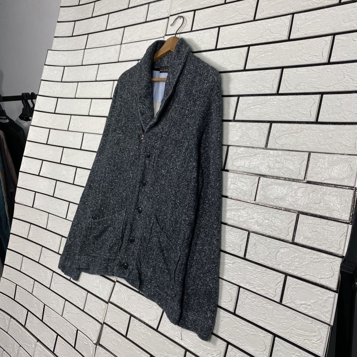 Japanese Brand 📌Button Jacket Shawl Collar Monsiuer Nicole Issey Miyake Size US M / EU 48-50 / 2 - 3 Thumbnail