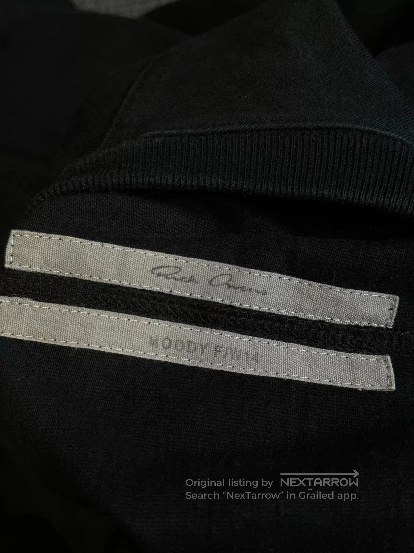 Rick Owens Rick Owens Black Long Sleeve Tee. Size US XS / EU 42 / 0 - 5 Thumbnail