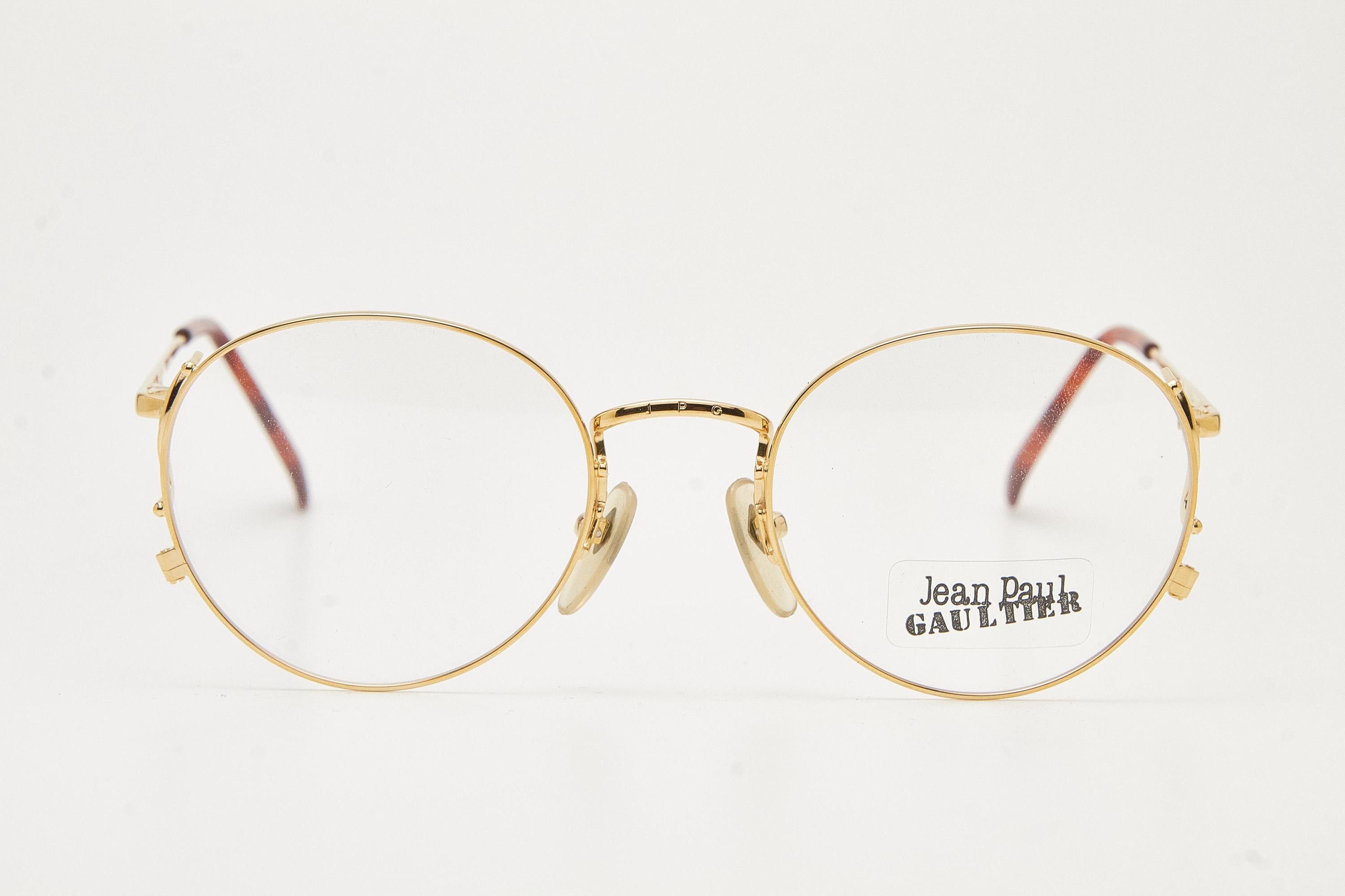 Jean Paul Gaultier JEAN PAUL GAULTIER 55-3178 22k Gold Plated Frame Size ONE SIZE - 13 Thumbnail
