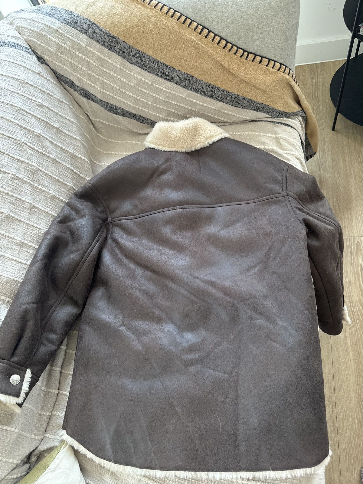 Bershka Brand-new eco-friendly fur sample garment Size S / US 4 / IT 40 - 1 Thumbnail