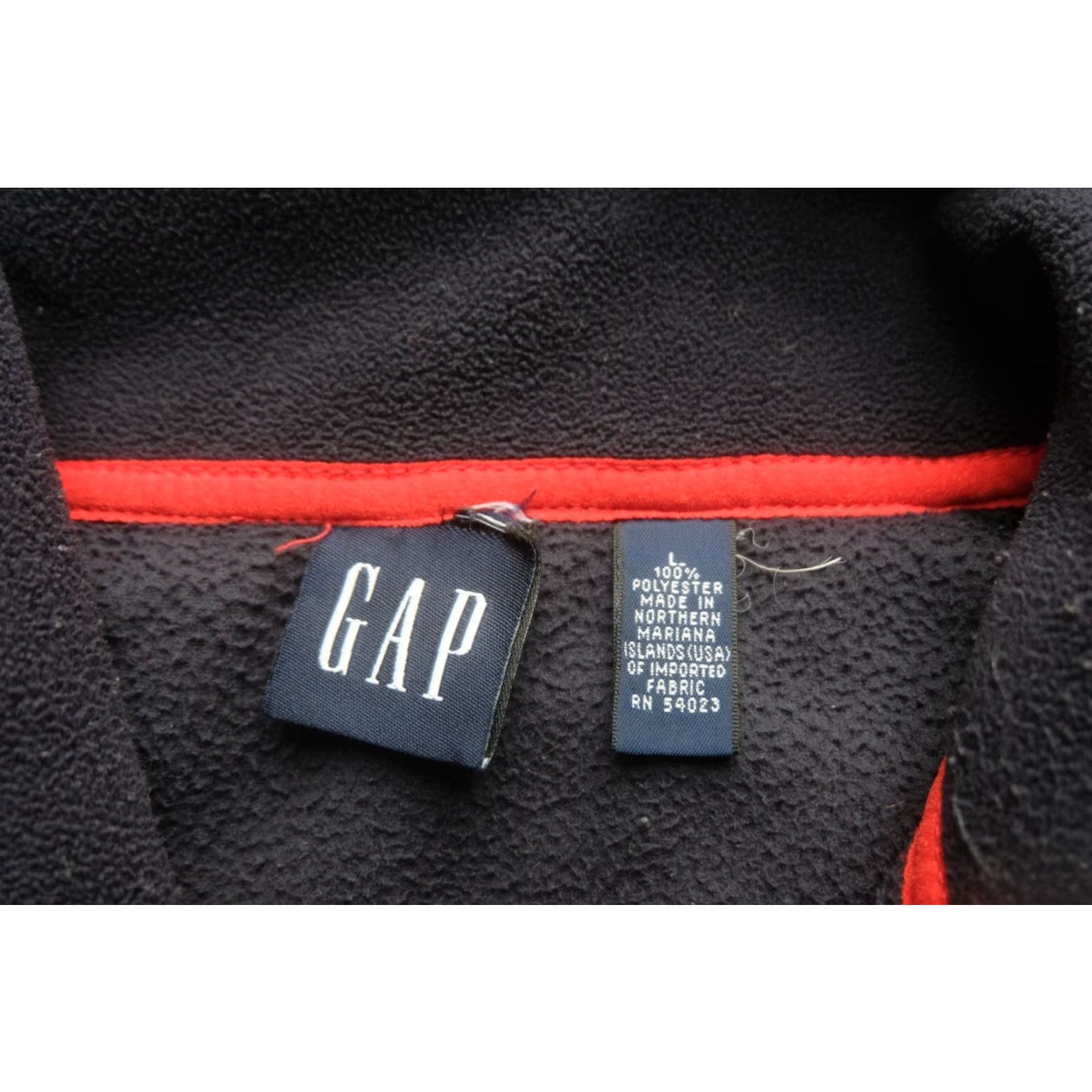 Gap VINTAGE GAP FLEECE SWEATSHIRT 1/4 ZIP NAVY MADE USA MEN SZ L 2000 HO 24"W 27"L 32" SLEEVE Size US L / EU 52-54 / 3 - 5 Thumbnail