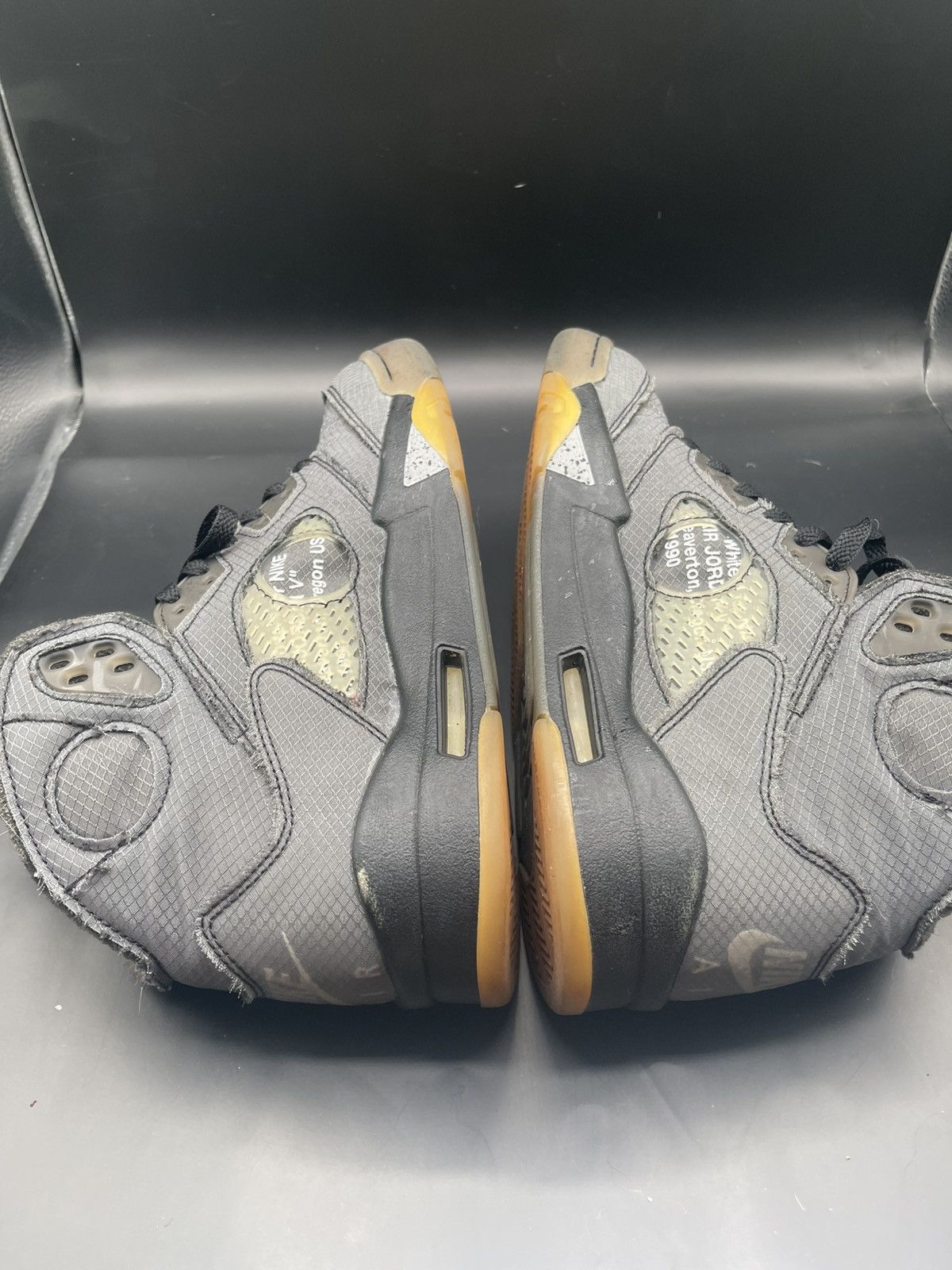 Jordan Brand × Off-White Off white muslin 5 Sz 8.5 Size US 8.5 / EU 41-42 - 5 Thumbnail