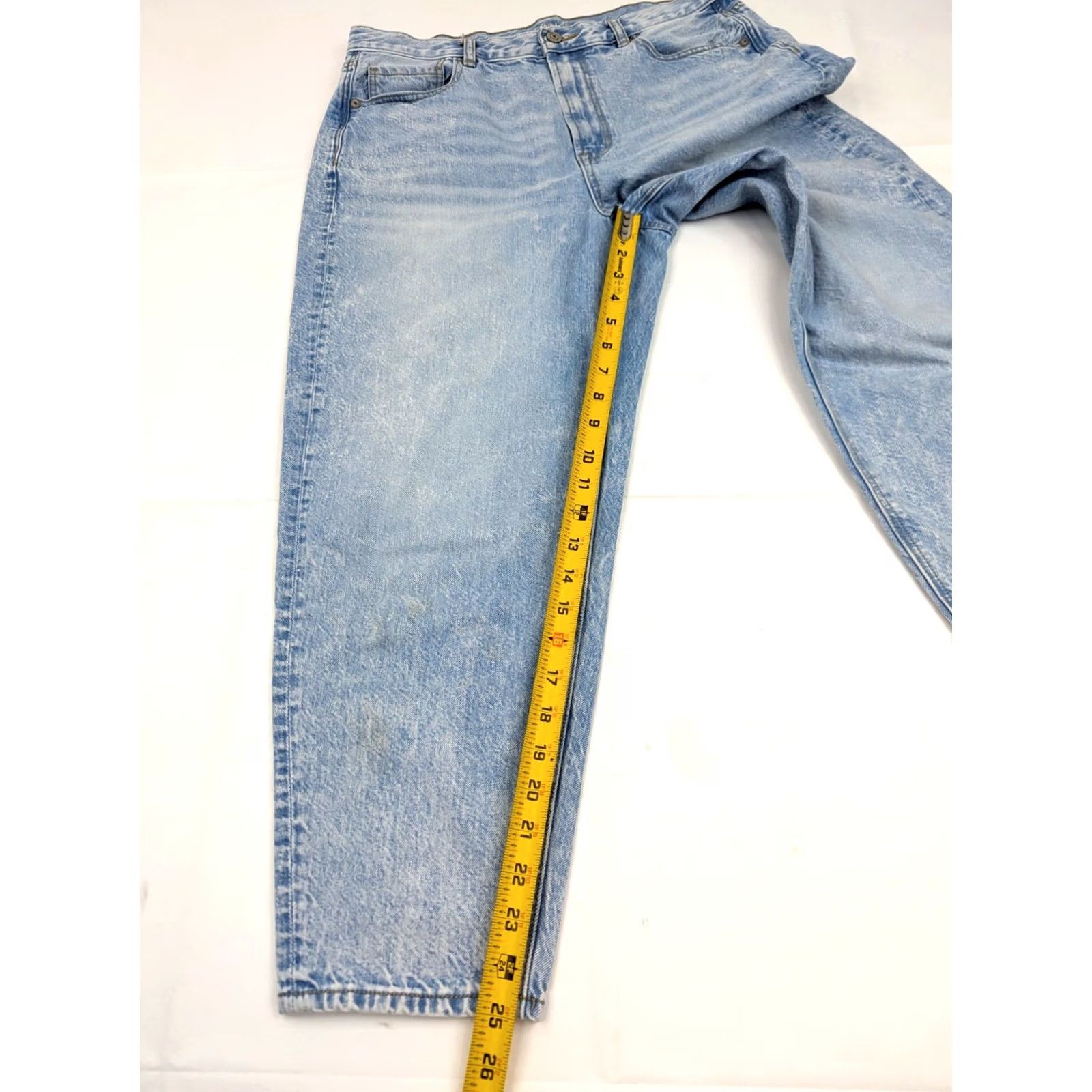 American Eagle Outfitters American Eagle Outfitters Mom Jeans Women 12 Short 32x25 Light Wash Denim Soft Stretch Slimming 90s Theme Mens Women Boys Girls Size 34" / US 12 / IT 48 - 4 Thumbnail
