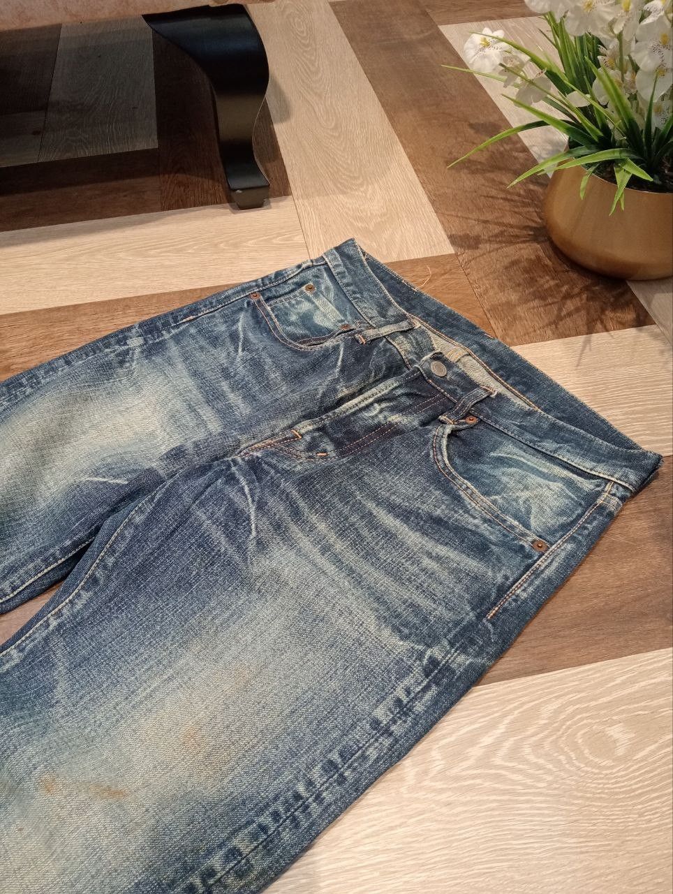 Spellbound SPELLBOUND JAPAN BLUE WASHED DENIM PANTS Size US 28 / EU 44 - 5 Thumbnail