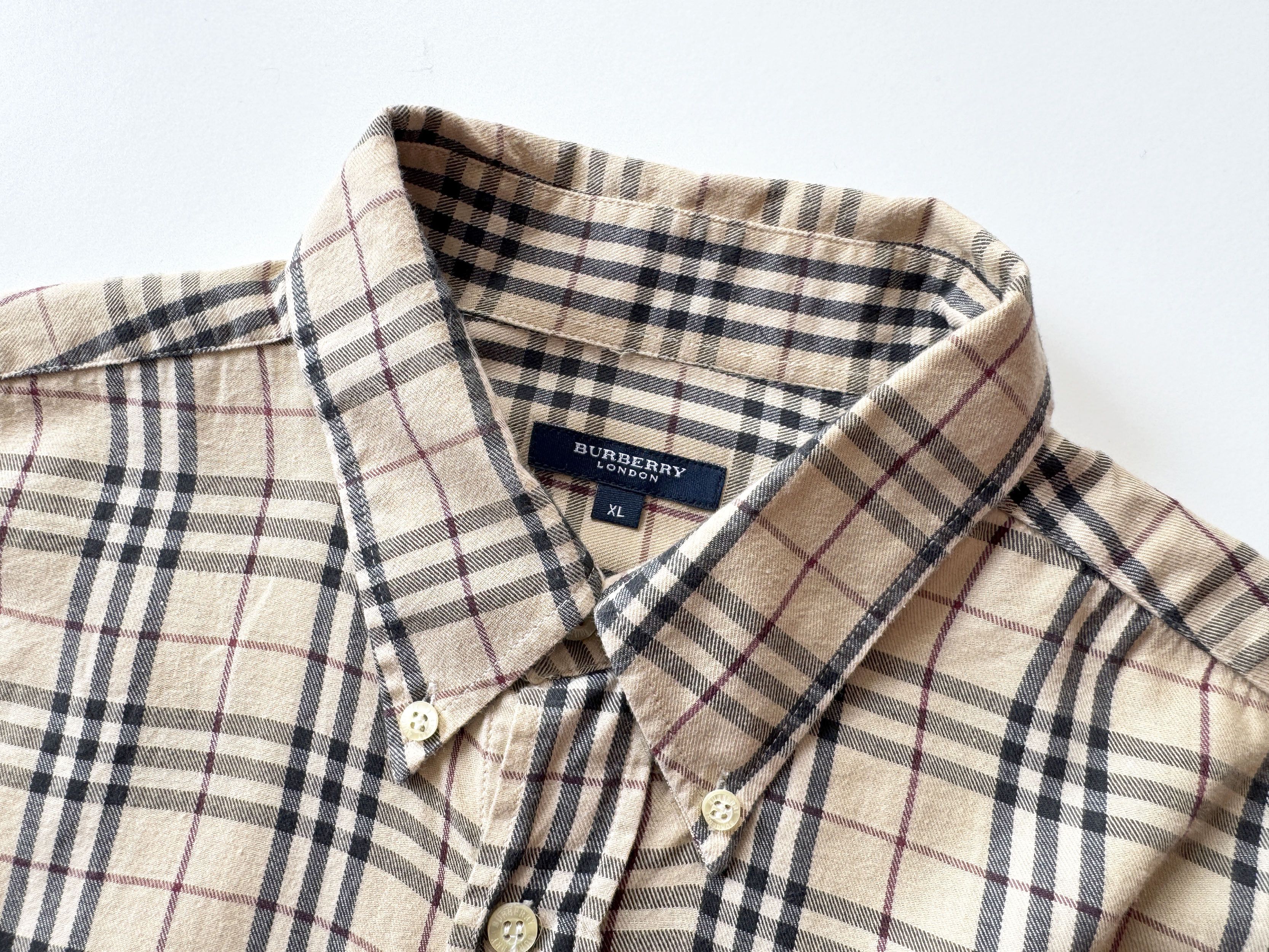 Burberry Vintage Burberry Shirt Size XL Size US L / EU 52-54 / 3 - 3 Thumbnail