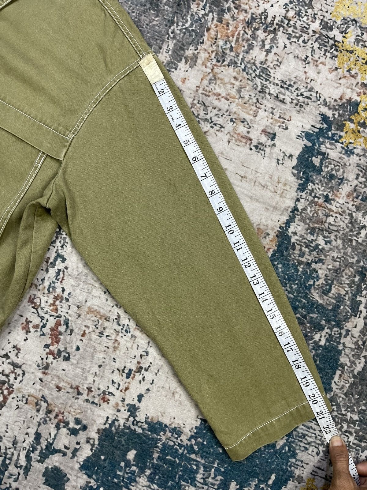 Zara ZARA Olive Green Utility Cotton Jacket Size L / US 10 / IT 46 - 9 Thumbnail