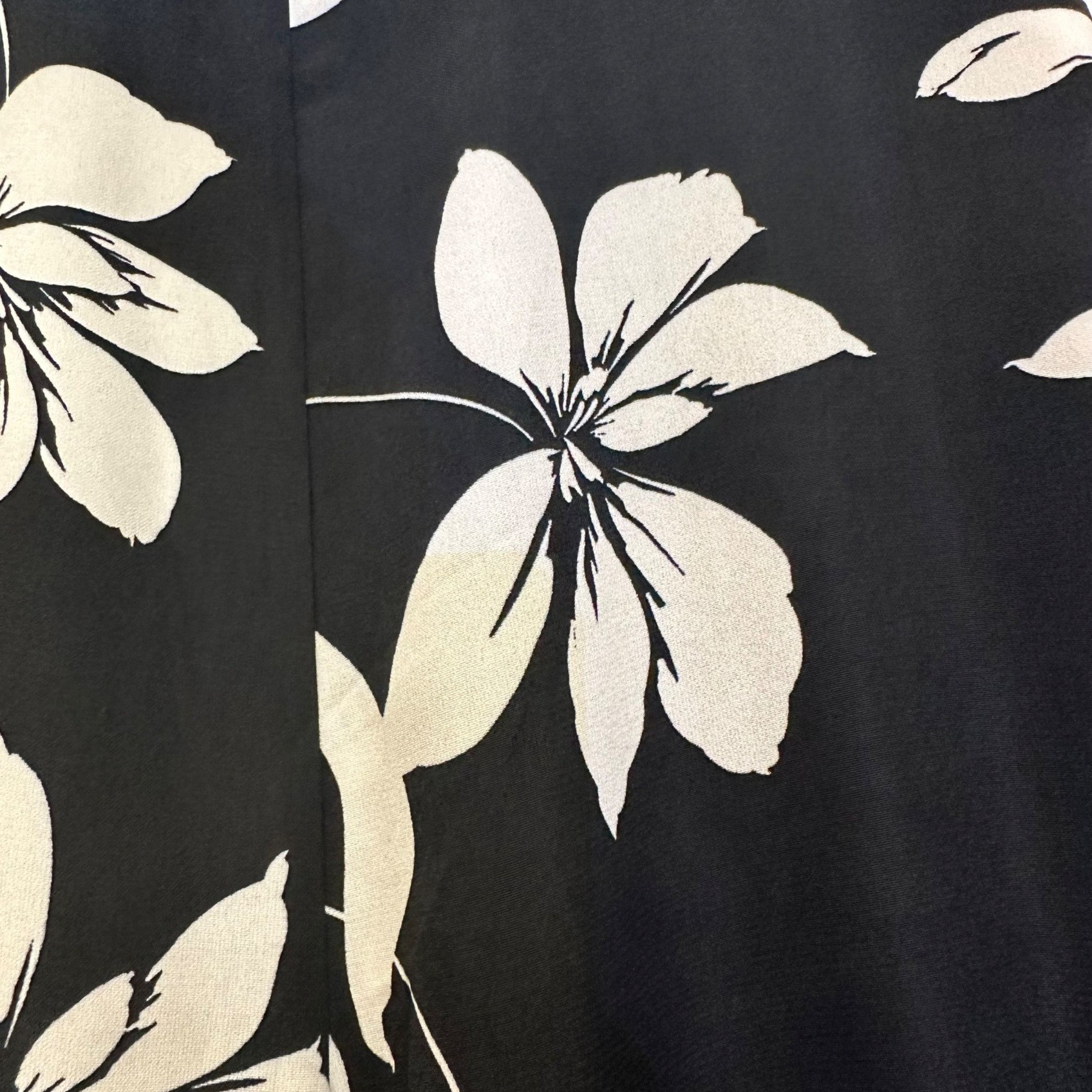 Other ✨Black & White Floral Strapless Wide Leg Jumpsuit Willow Siz Size 28" / US 6 / IT 42 - 4 Thumbnail