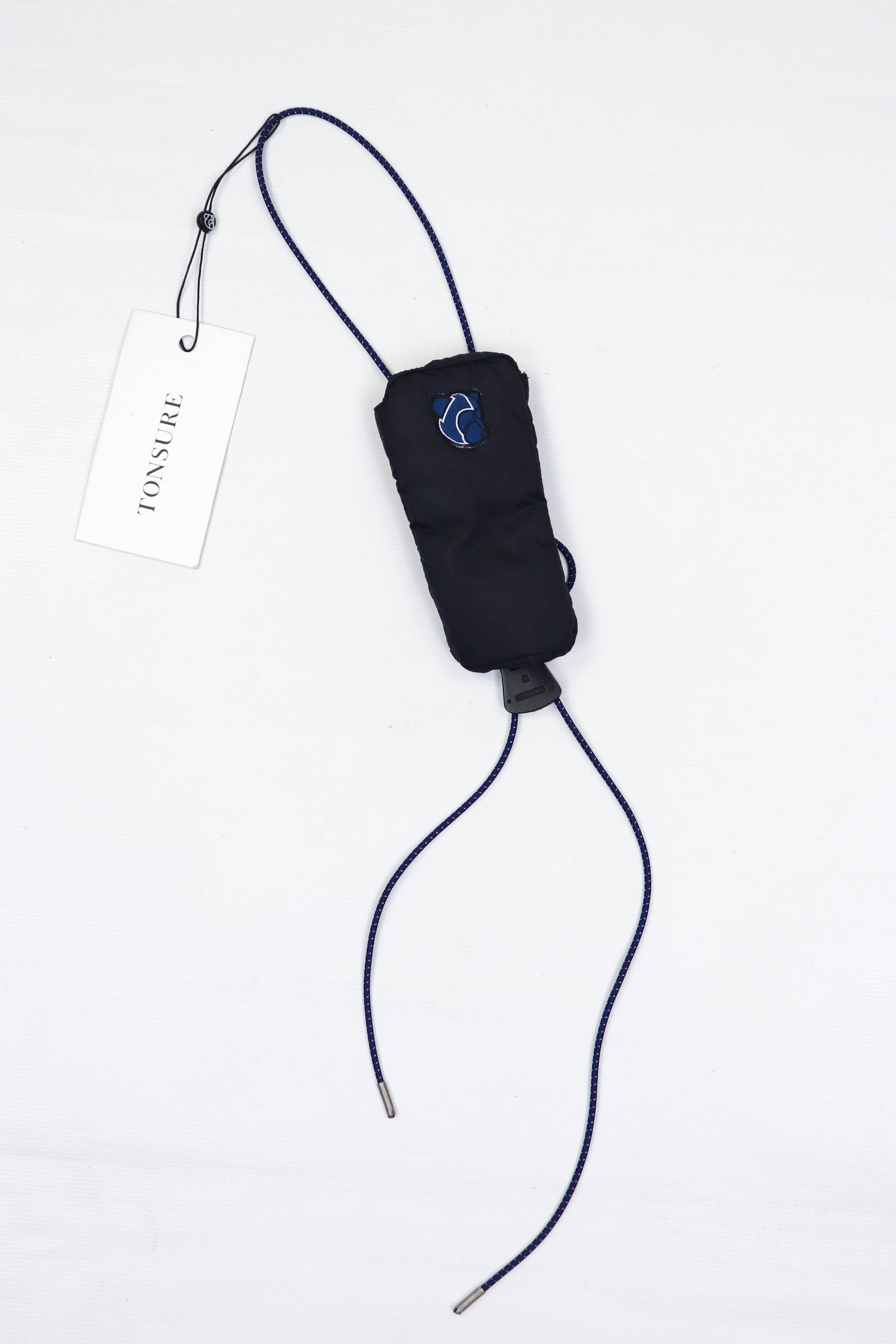 Tonsure Tonsure S/S 2019 Dark Navy Elastic Cord Detail Pouch Size ONE SIZE - 2 Thumbnail