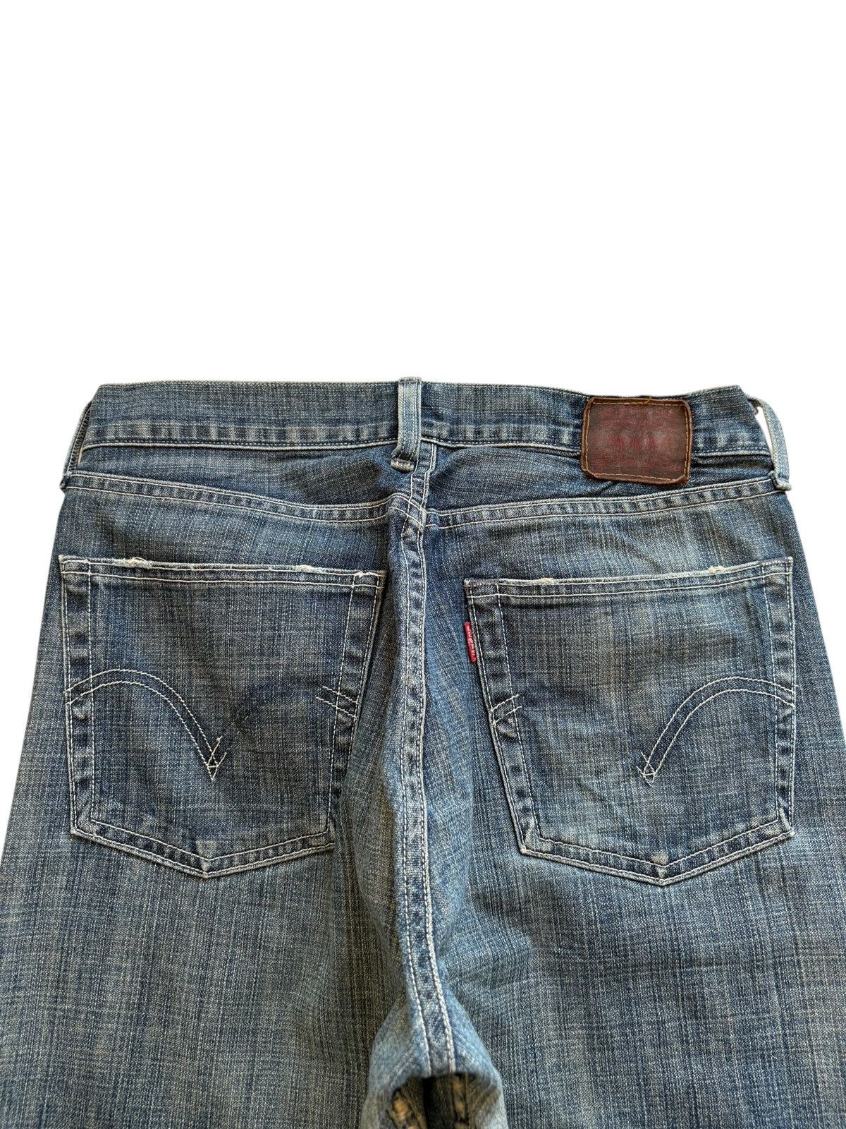 Levi's Vintage 90s Levis 503 Rusty Mud Wash Rip Loose Baggy Jeans Size US 29 - 8 Thumbnail