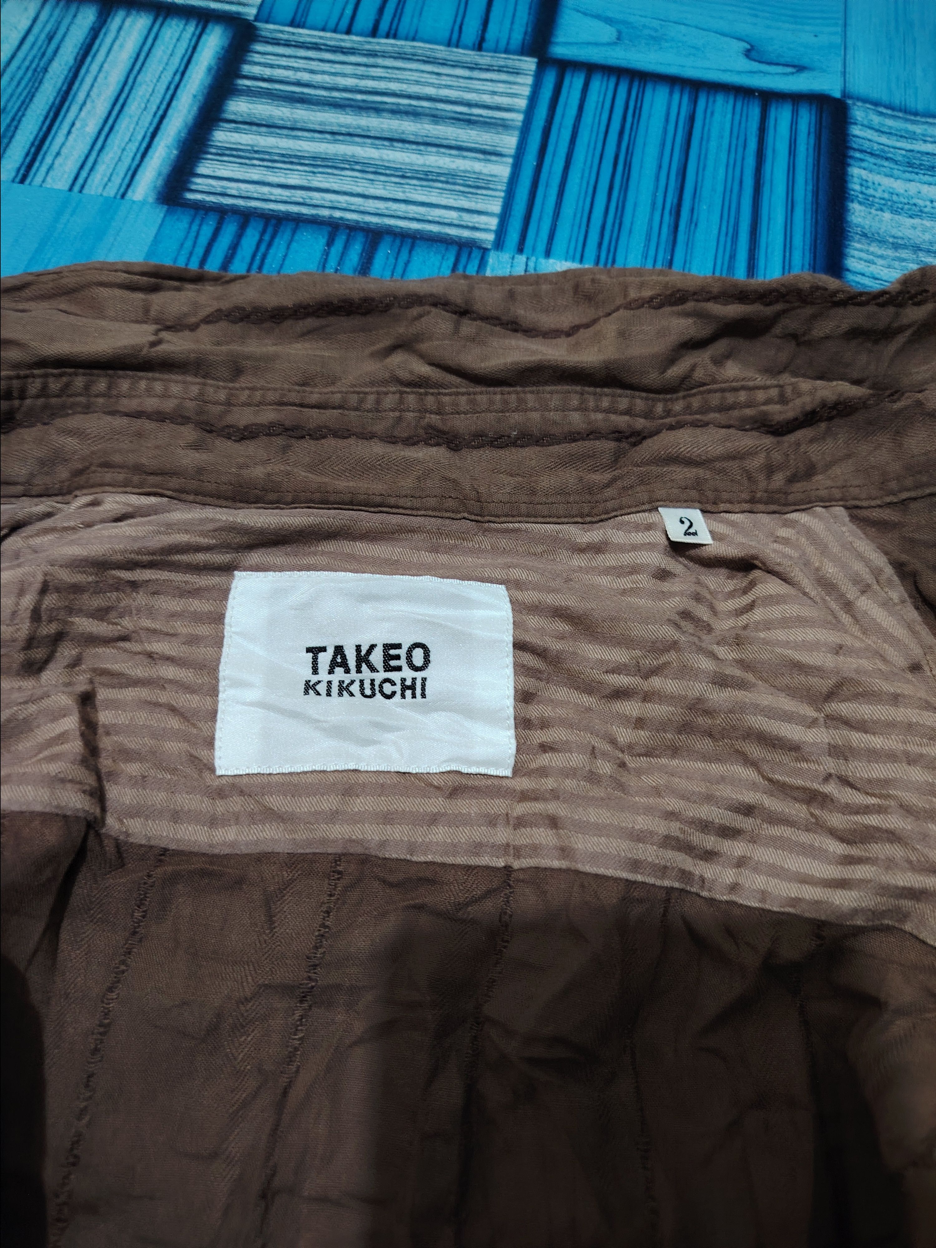 If Six Was Nine Japanese Takeo Kikuchi Shirt Button Up Embroidered Lining Size US M / EU 48-50 / 2 - 8 Thumbnail