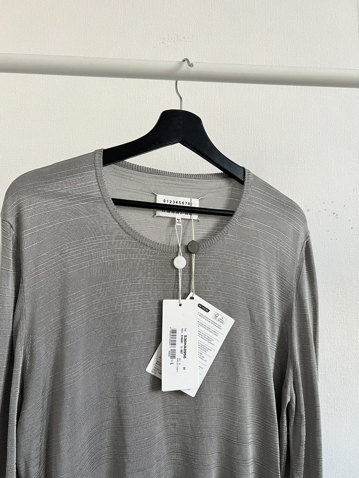 Maison Margiela Maison Margiela Mesh Sweater Size US L / EU 52-54 / 3 - 3 Thumbnail