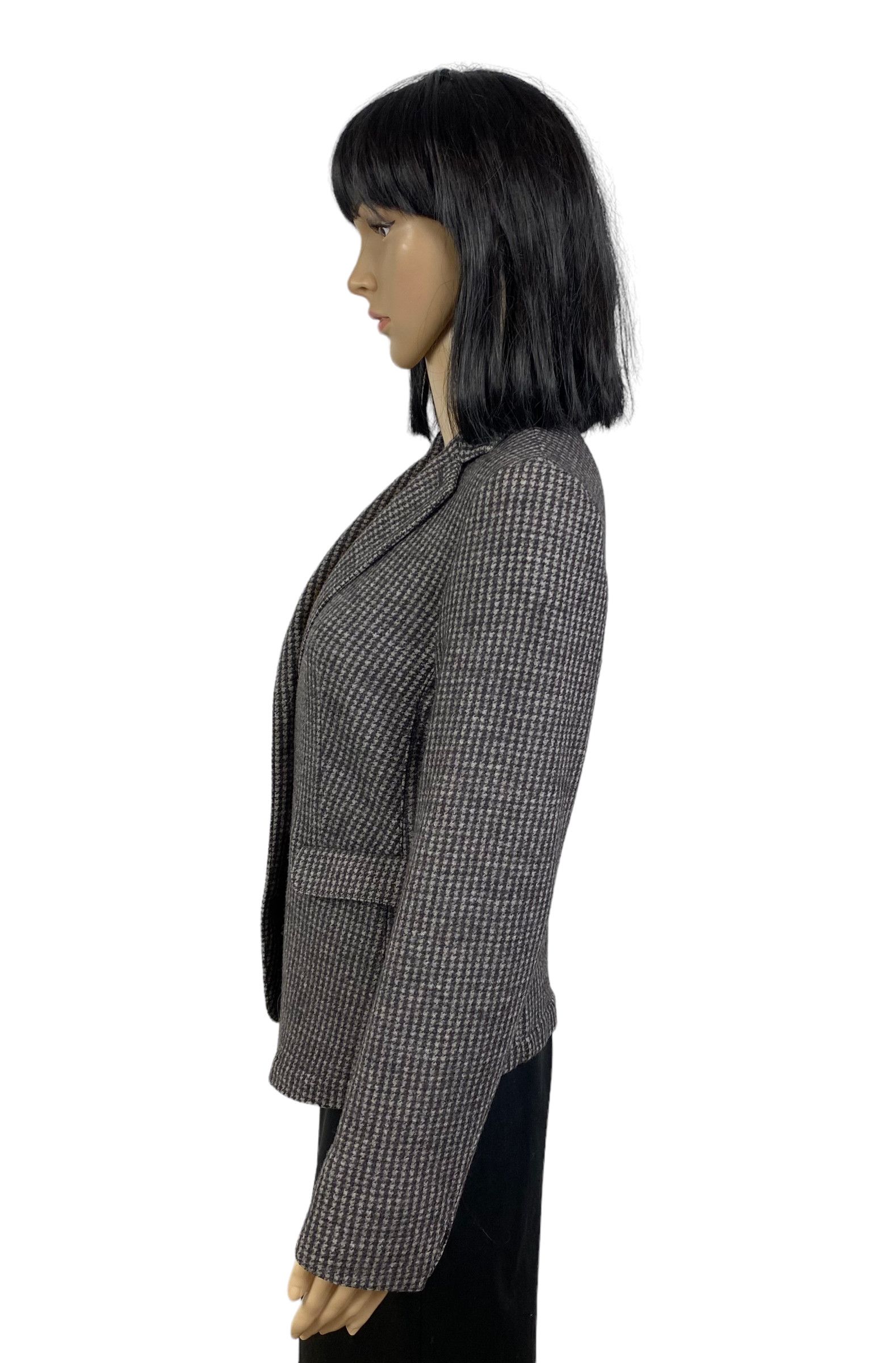 Weekend Max Mara Weekend Max Mara Wool Hahnentritt Blazer Jacket size US 6 Size M / US 6-8 / IT 42-44 - 4 Thumbnail