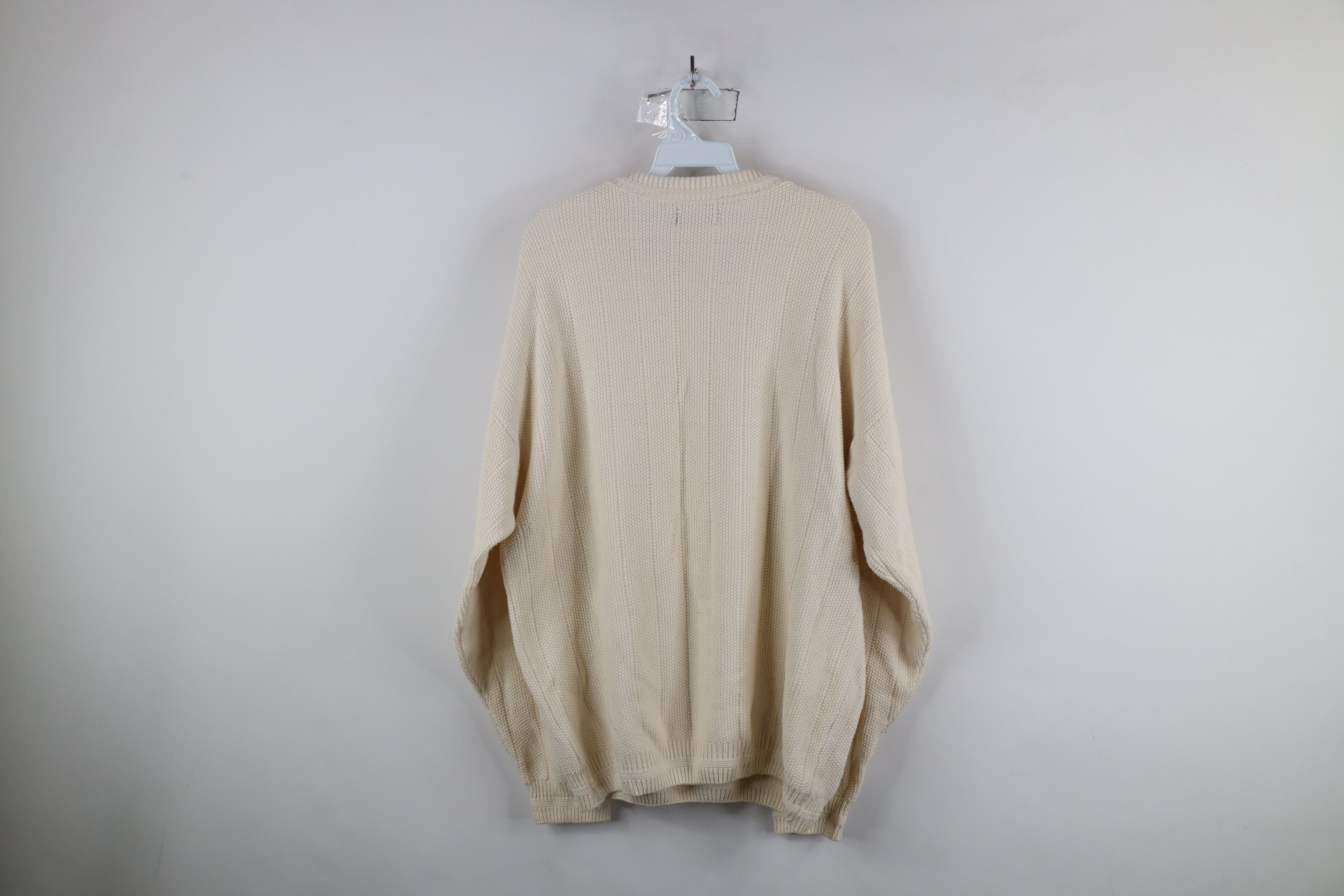 Vintage Vintage 90s Streetwear Cotton Knit Crewneck Sweater USA Size US L / EU 52-54 / 3 - 10 Thumbnail