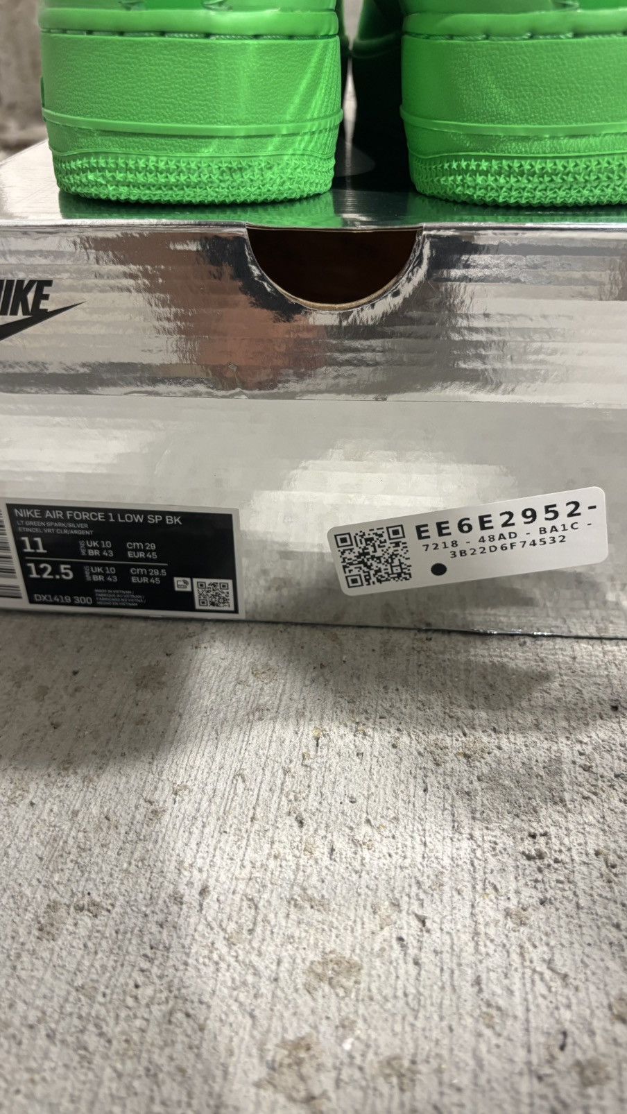 Nike × Off-White Nike Off White Brooklyn Air Force 1 Size US 11 / EU 44 - 18 Thumbnail