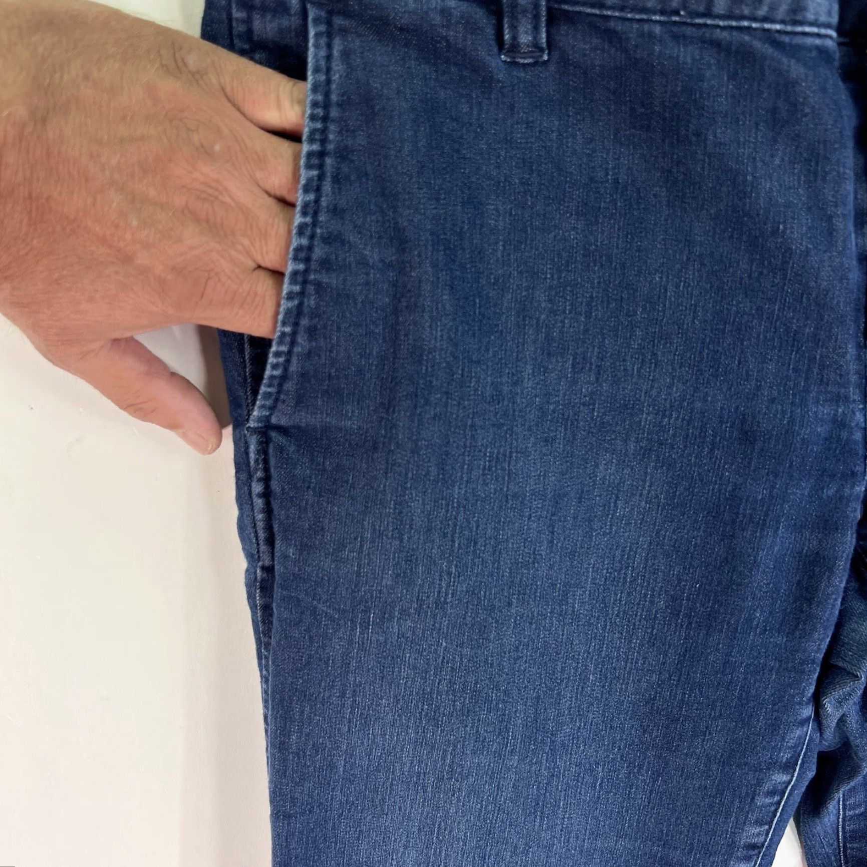 Loft LOFT VTG Denim Jeans Flared 32X33 Blue Stretch 6 Petite Womens Modern 90s Bohemian City Denim Size 28" / US 6 / IT 42 - 5 Thumbnail