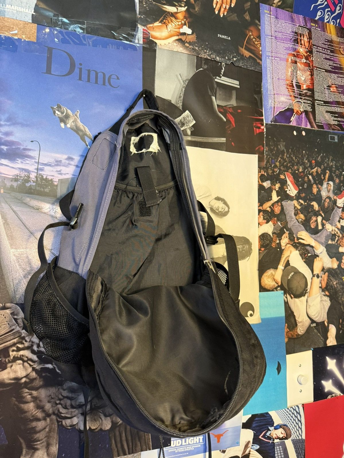 Eddie Bauer Vintage Eddie Bauer Stealth 25L Hiking Backpack Fall 2007 Blue Black Grey Size ONE SIZE - 6 Thumbnail