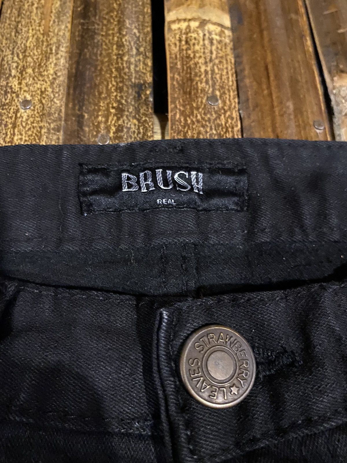 If Six Was Nine Brush Real Skull Distressed Pants Size US 30 / EU 46 - 9 Thumbnail