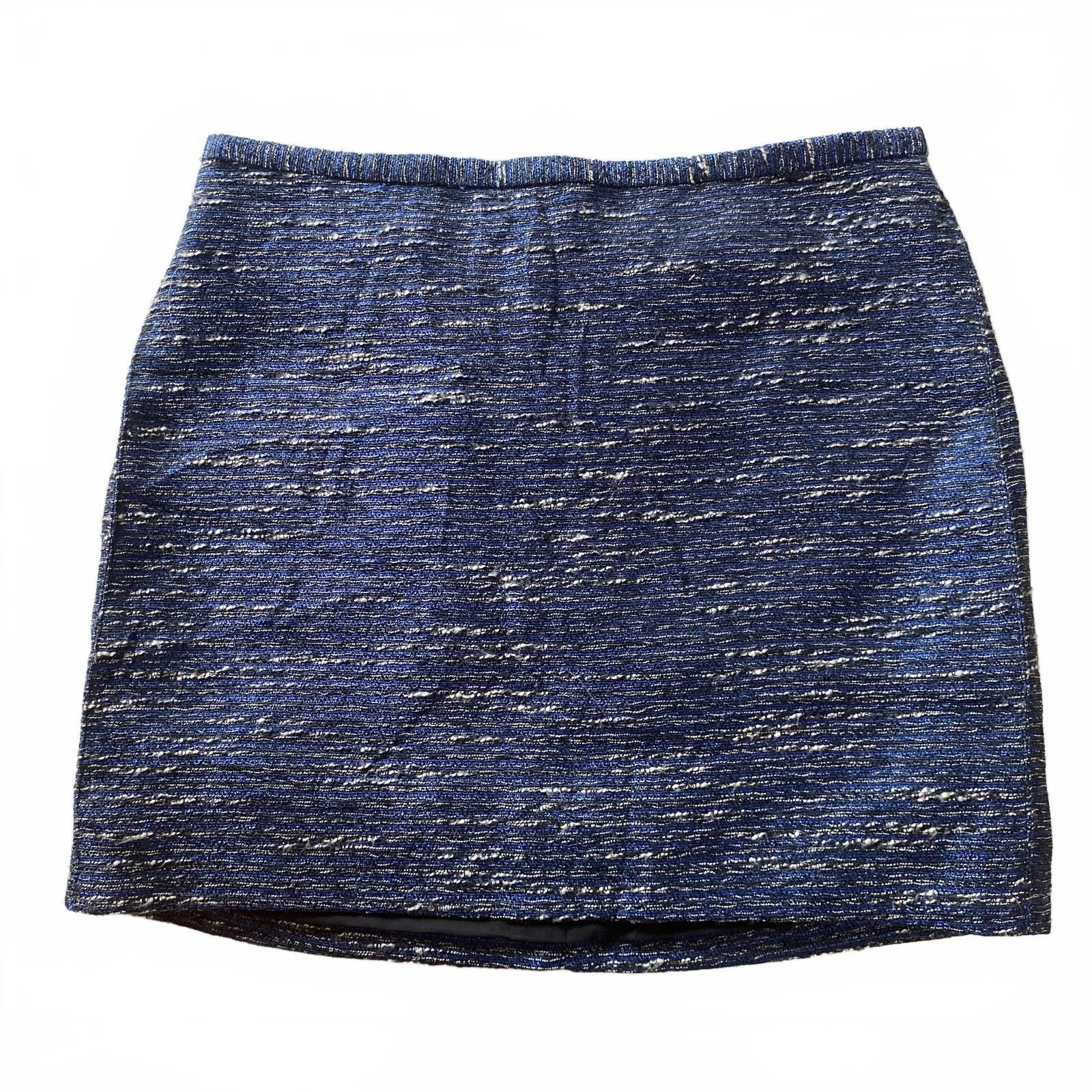 Madewell Madewell blue mini skirt S Size 28" / US 6 / IT 42 - 1 Thumbnail