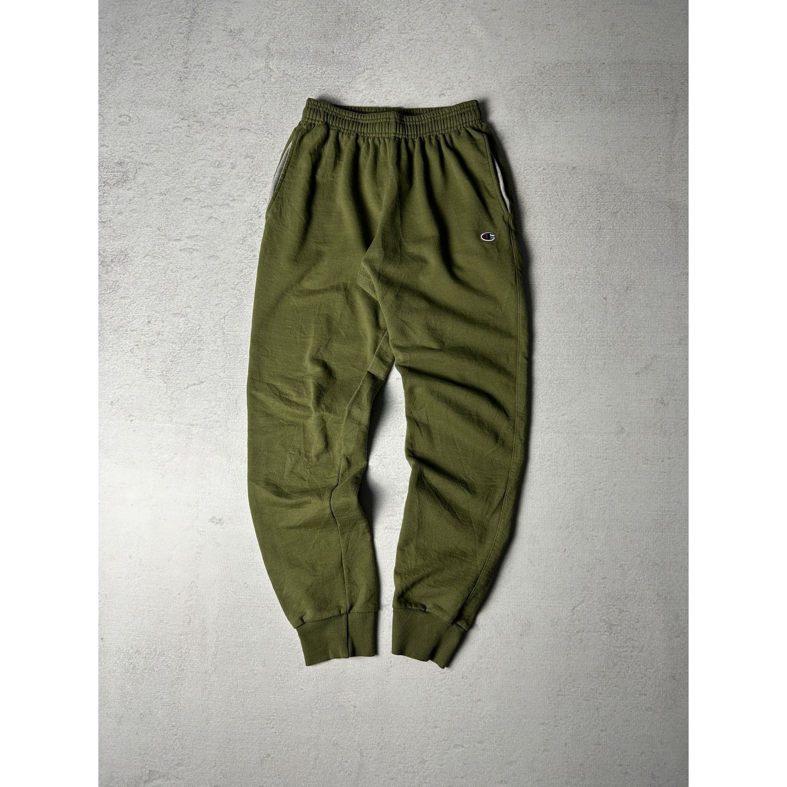 Champion Vintage Champion Green Cuffed Sweatpants - Men's Small Size US 28 / EU 44 - 1 Thumbnail