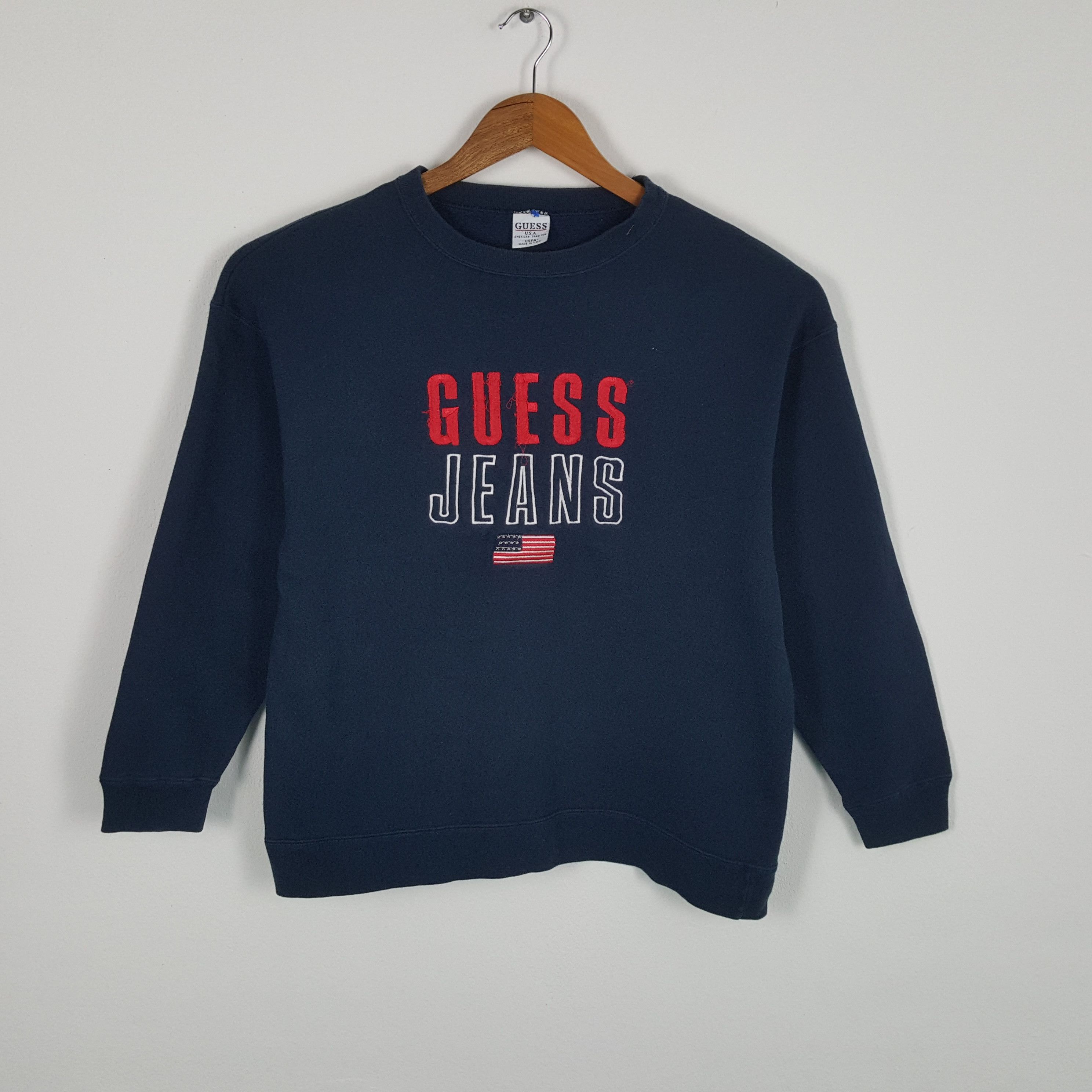 Vintage GUESS USA Embroidery Design Sweatshirts