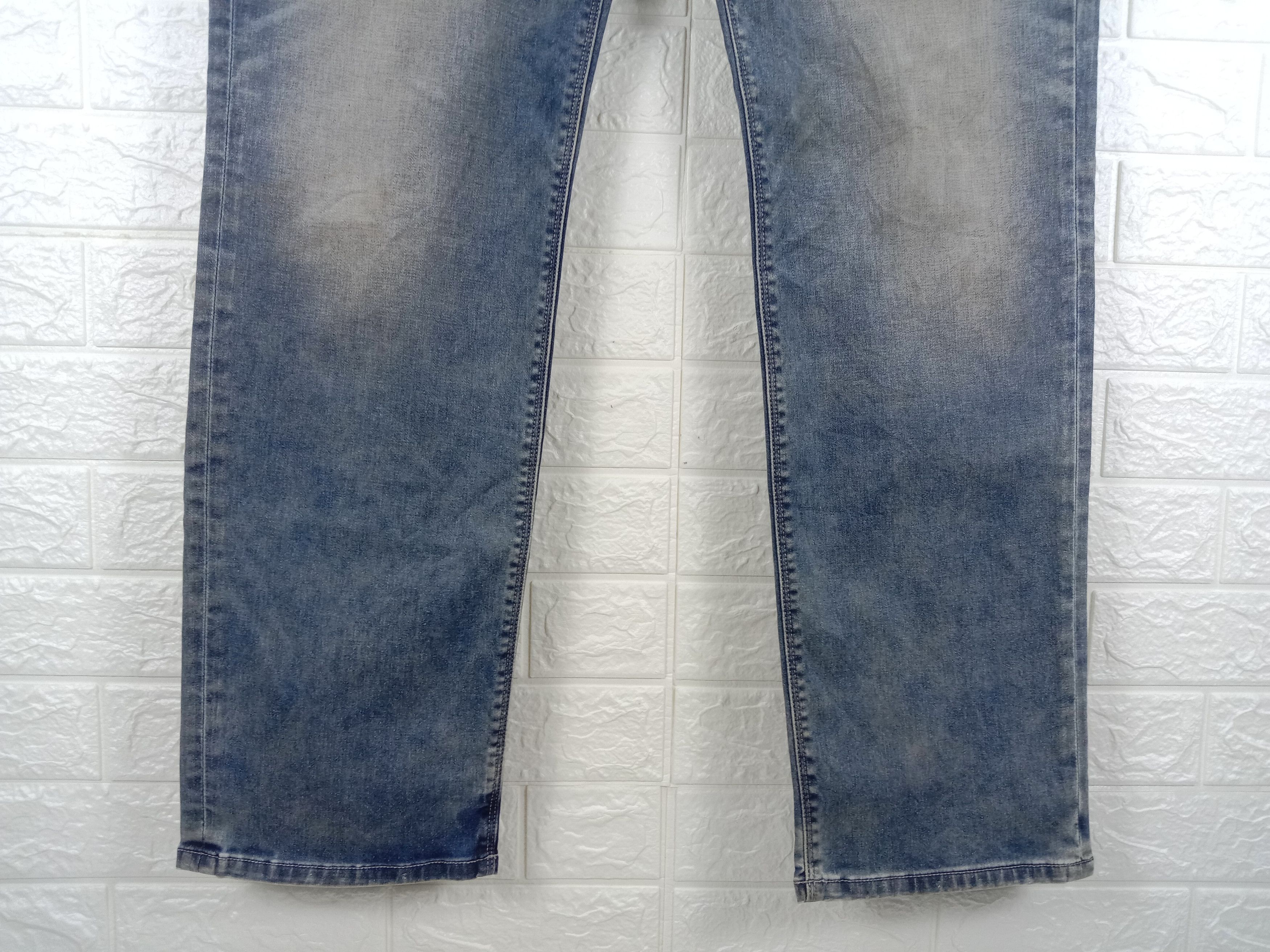 Express Vintage Express Mud Wash Jeans Loose Fit Straight Leg Denim Size US 36 / EU 52 - 4 Thumbnail
